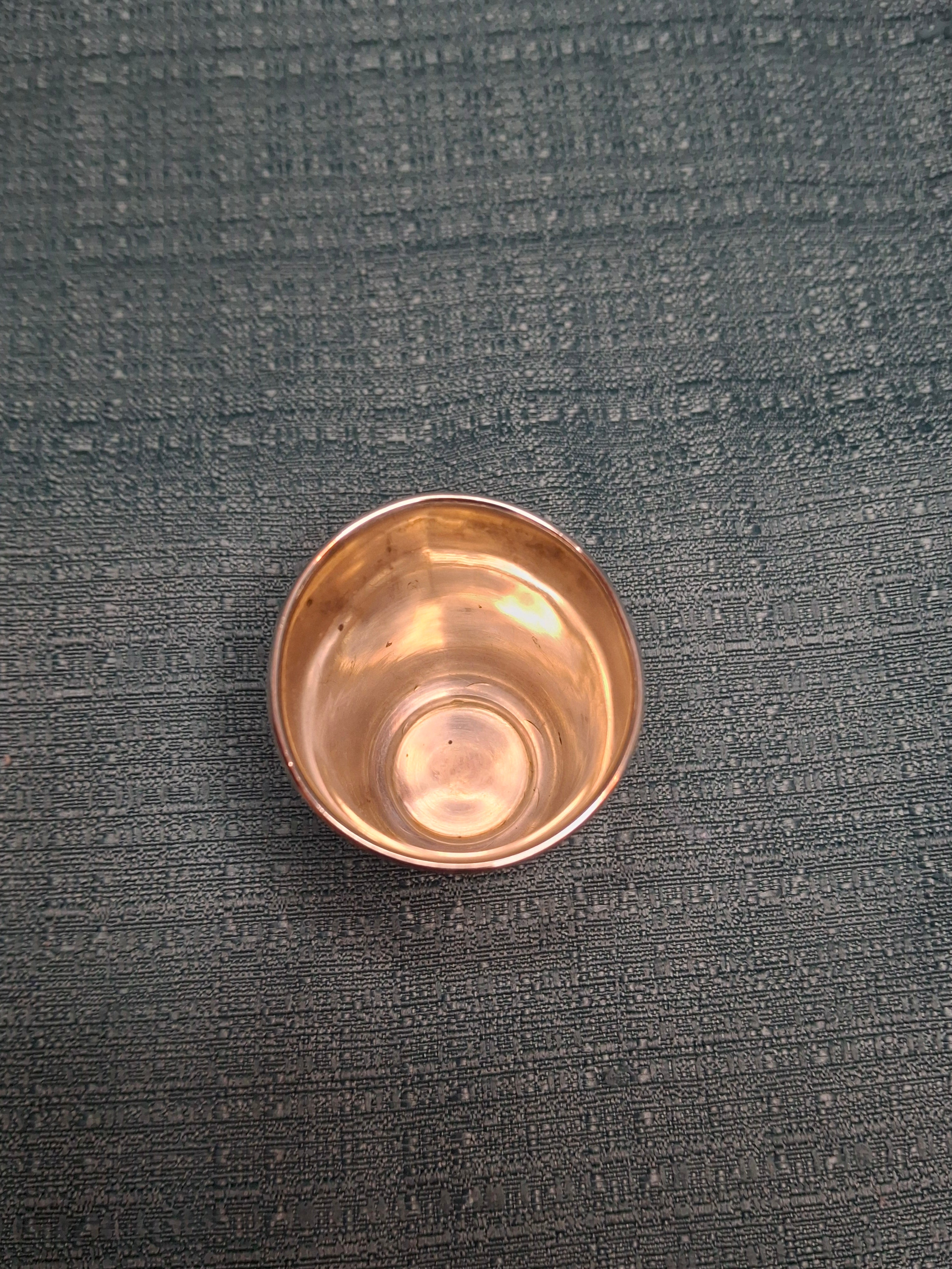 Antique Imperial Russian 84 Zolotnik Silver Kiddush Cup, Moscow 1880, Hand-Engraved Motifs