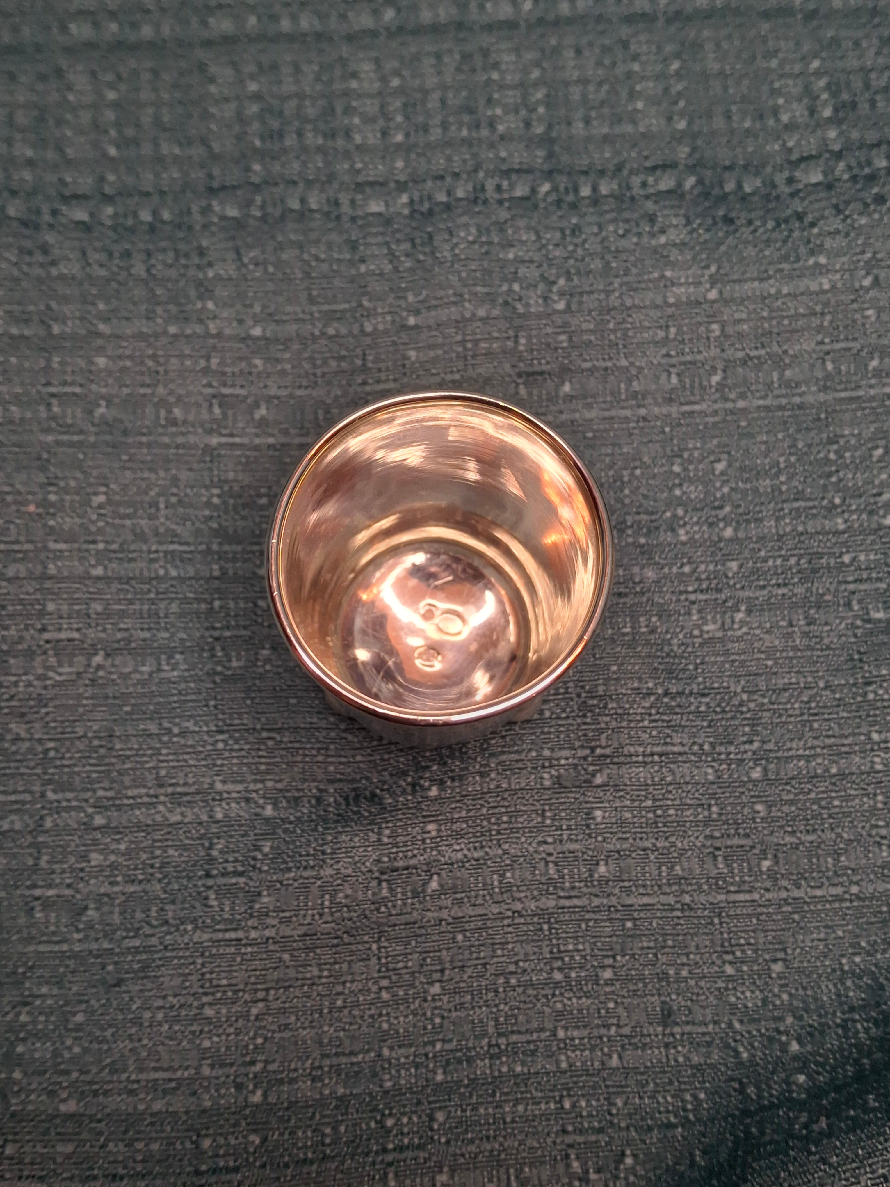 Antique Russian 84 Zolotnik Silver Kiddush Cup Moscow 1888 Engraved Masonic 29 g