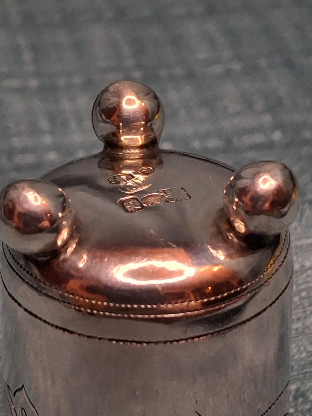 Antique Russian 84 Zolotnik Silver Kiddush Cup Moscow 1888 Engraved Masonic 29 g