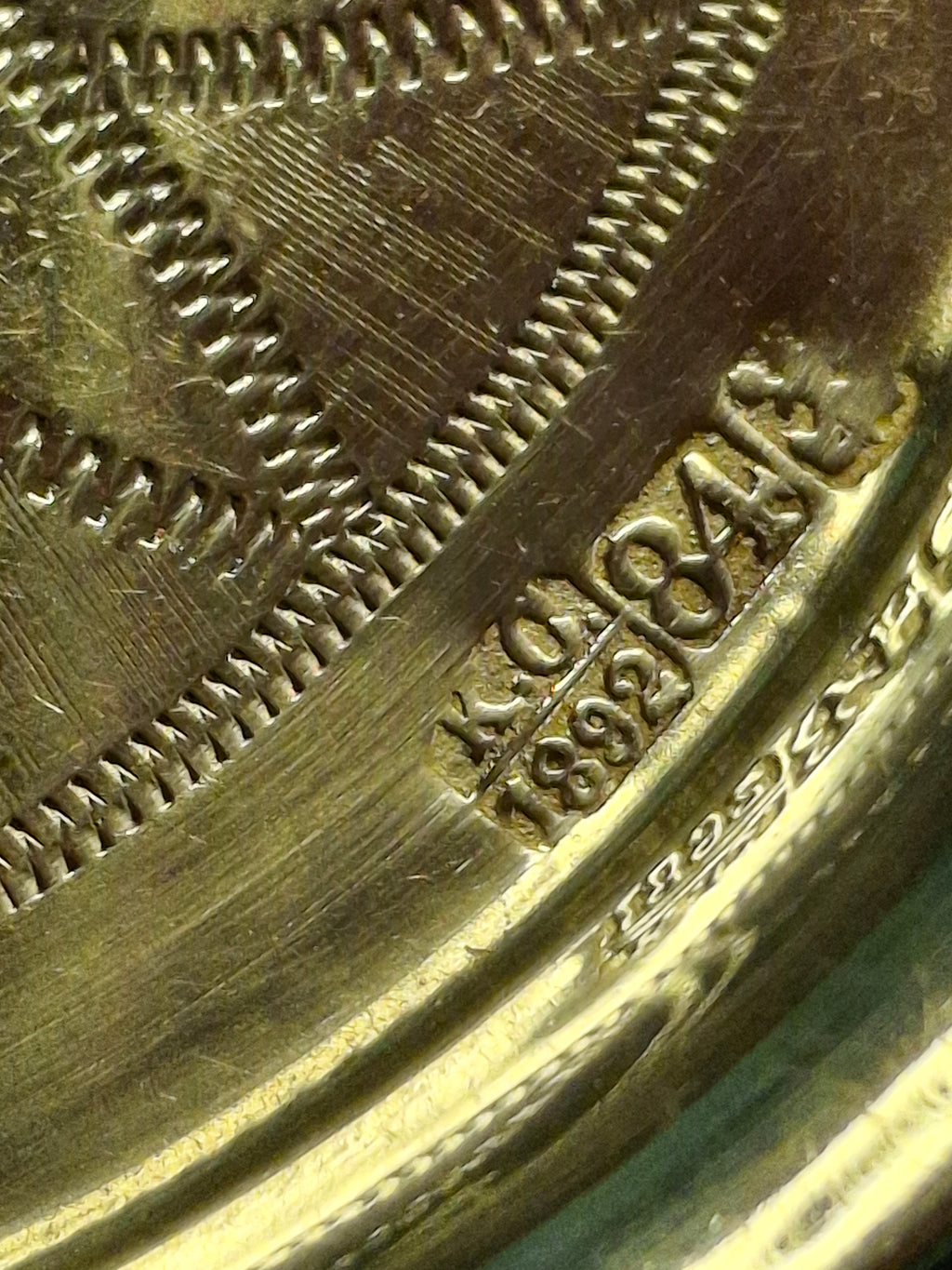 Antique 1892 Imperial Russia Moscow 84 Silver Judaica Kiddush Cup Saucer Hebrew