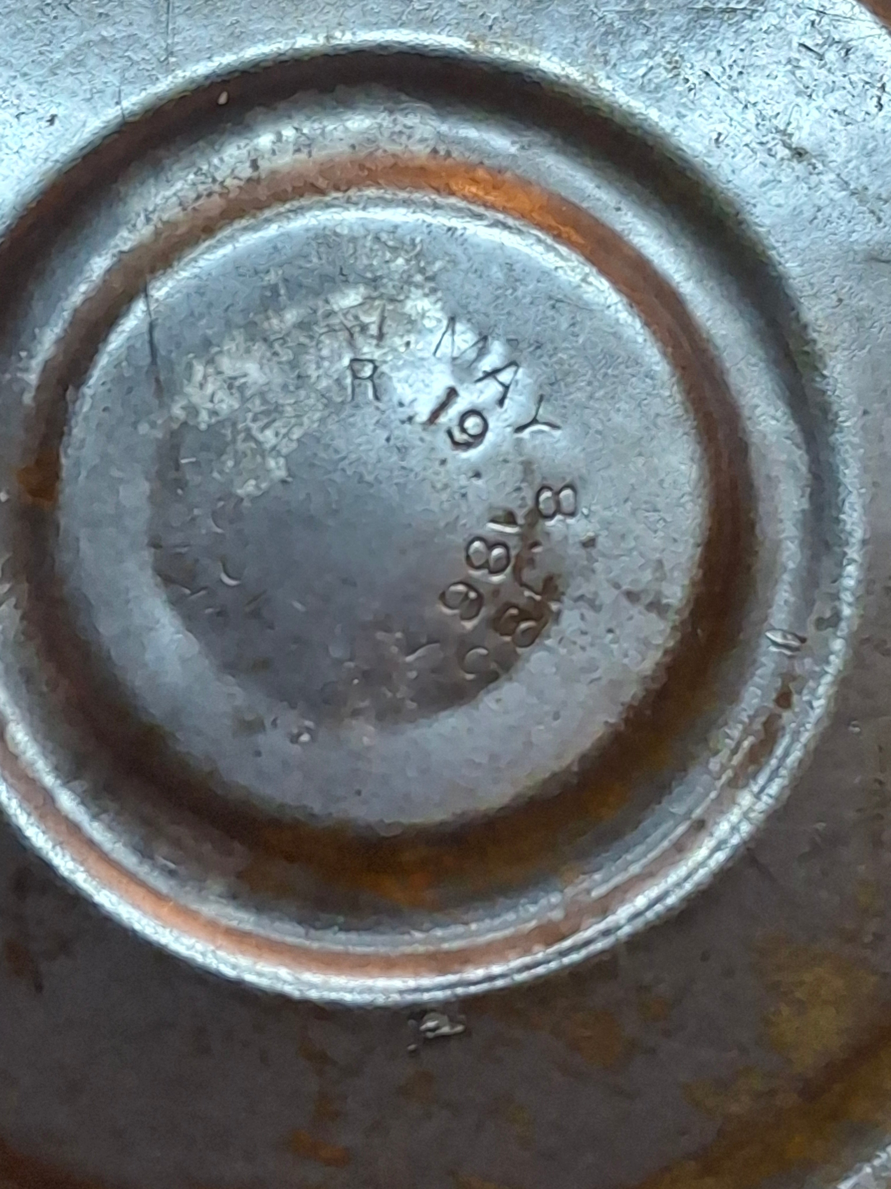 Brass Finger Oil Lamp - P&A Mfg Co Waterbury Conn, Blackman's Patent May 8 1855