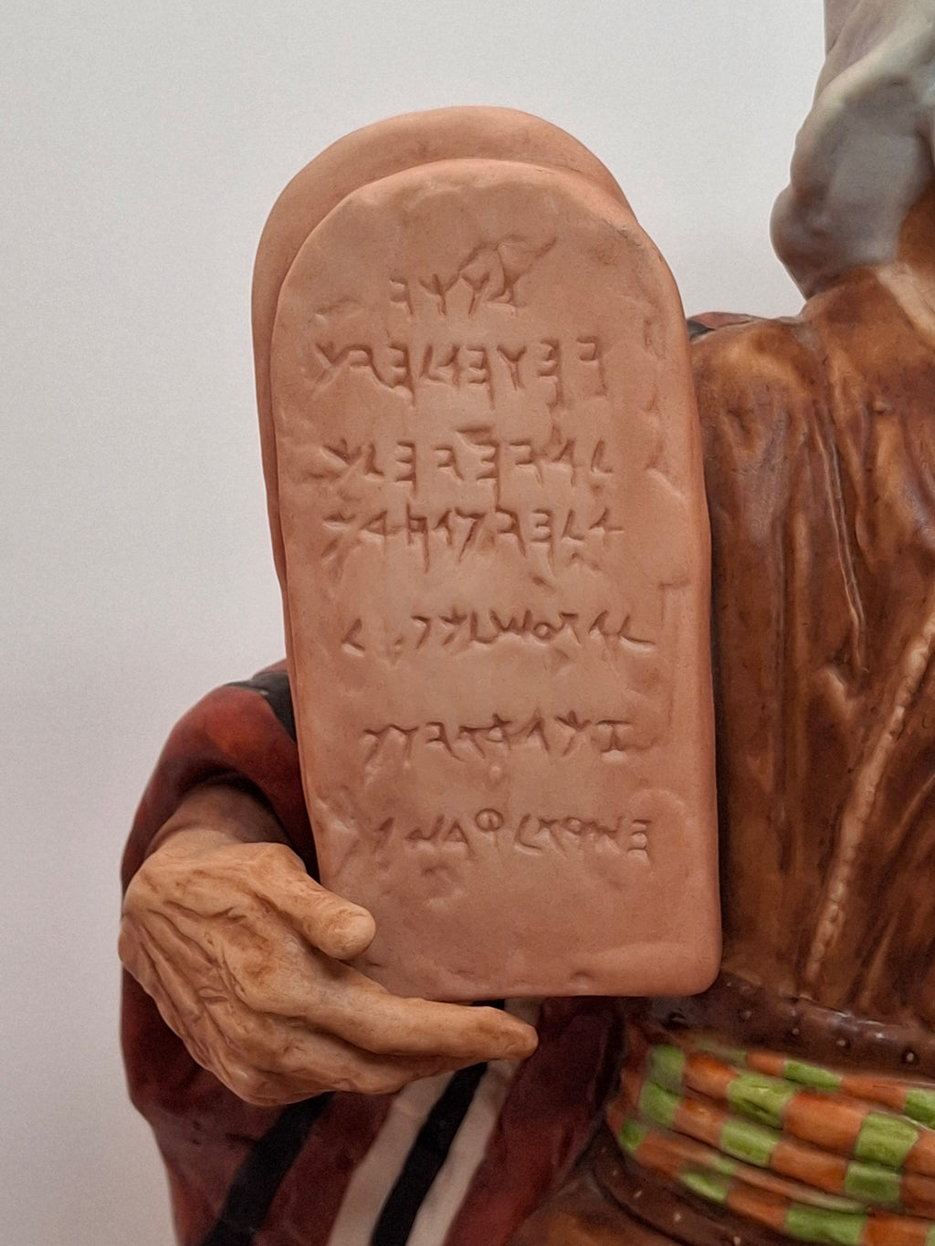 Vintage Laszlo Ispanky "Moses with the Ten Commandments" Limited Edition Porcelain Figurine #345/500 by Goebel, 1977 - Signed with Certificate