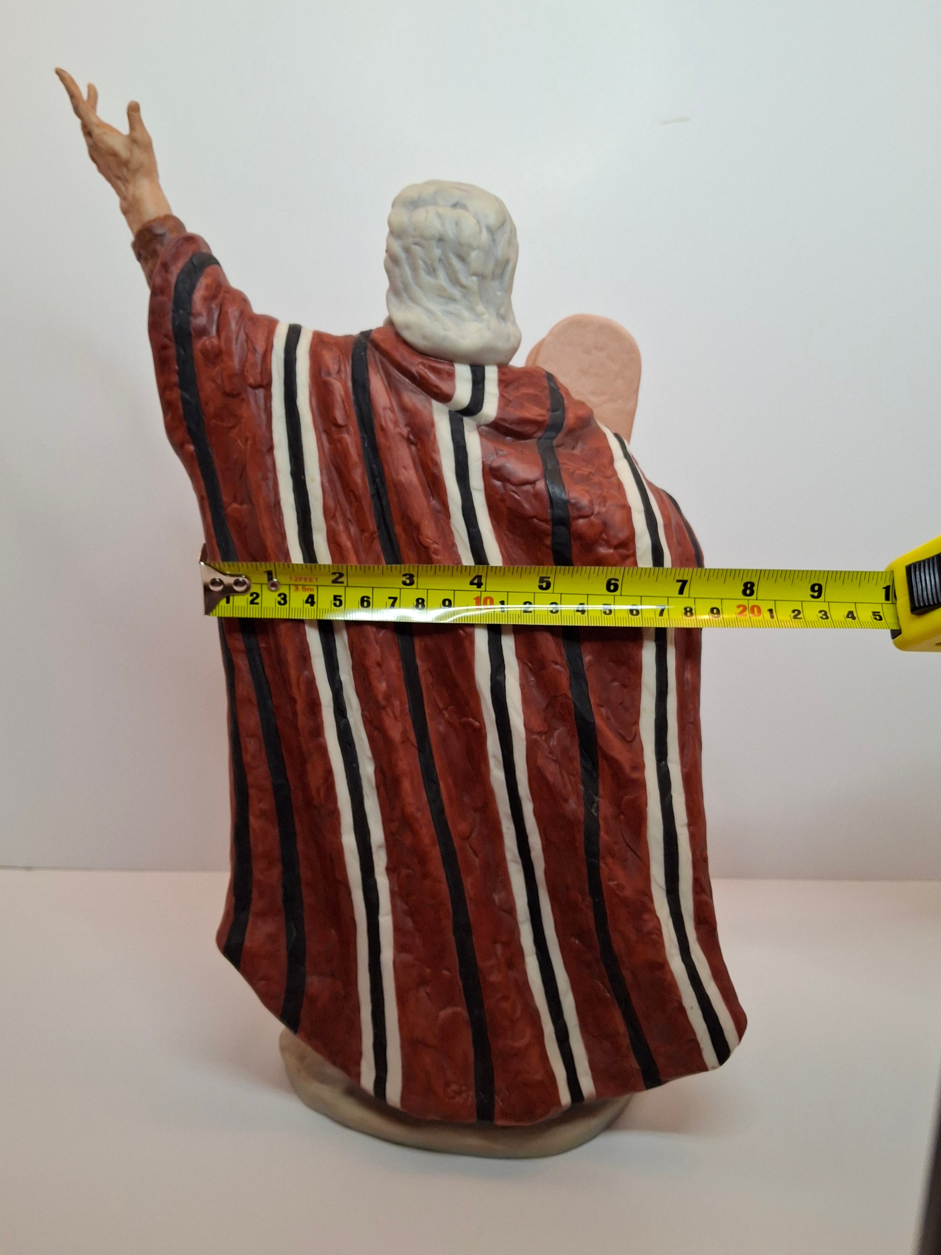 Vintage Laszlo Ispanky "Moses with the Ten Commandments" Limited Edition Porcelain Figurine #345/500 by Goebel, 1977 - Signed with Certificate