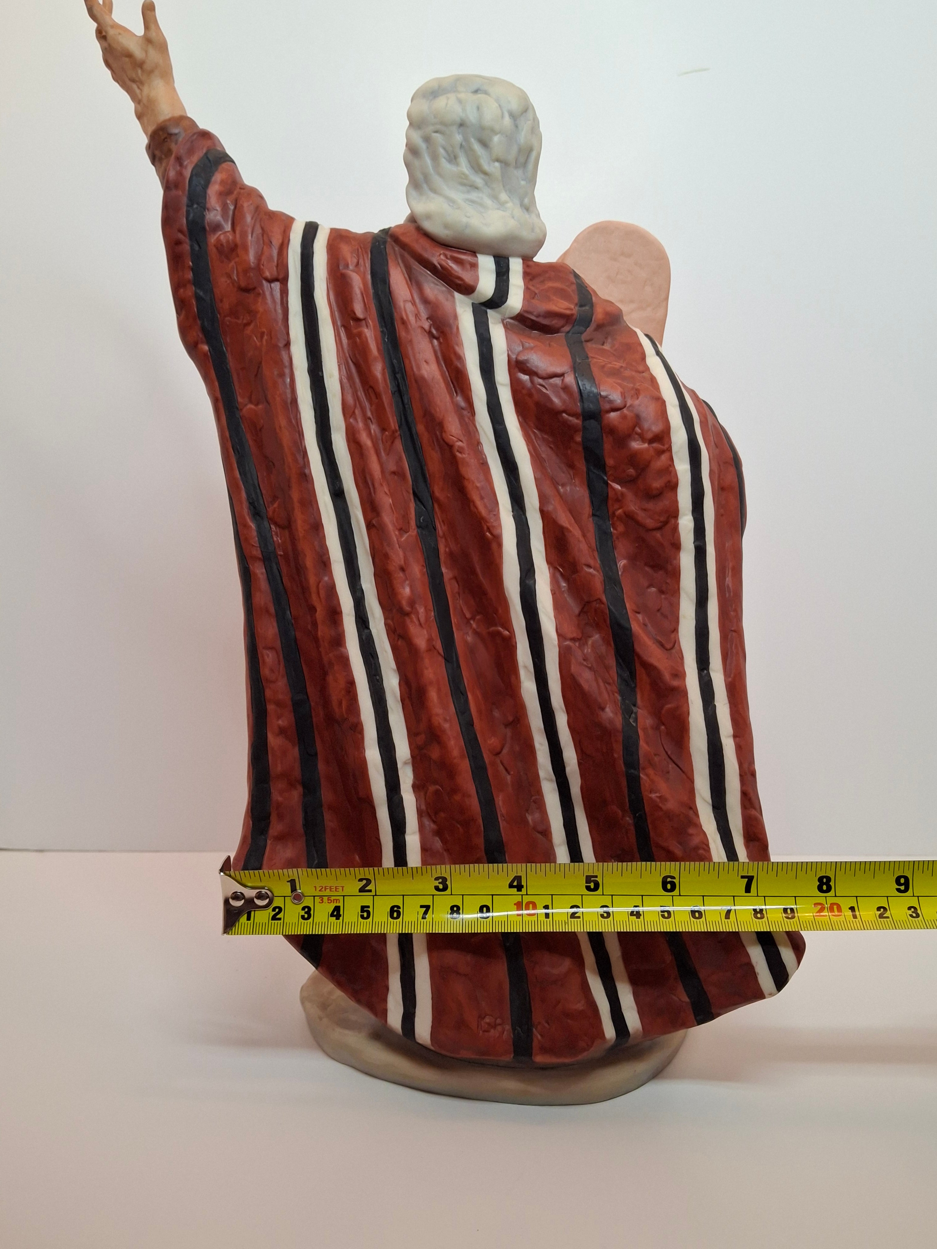 Vintage Laszlo Ispanky "Moses with the Ten Commandments" Limited Edition Porcelain Figurine #345/500 by Goebel, 1977 - Signed with Certificate