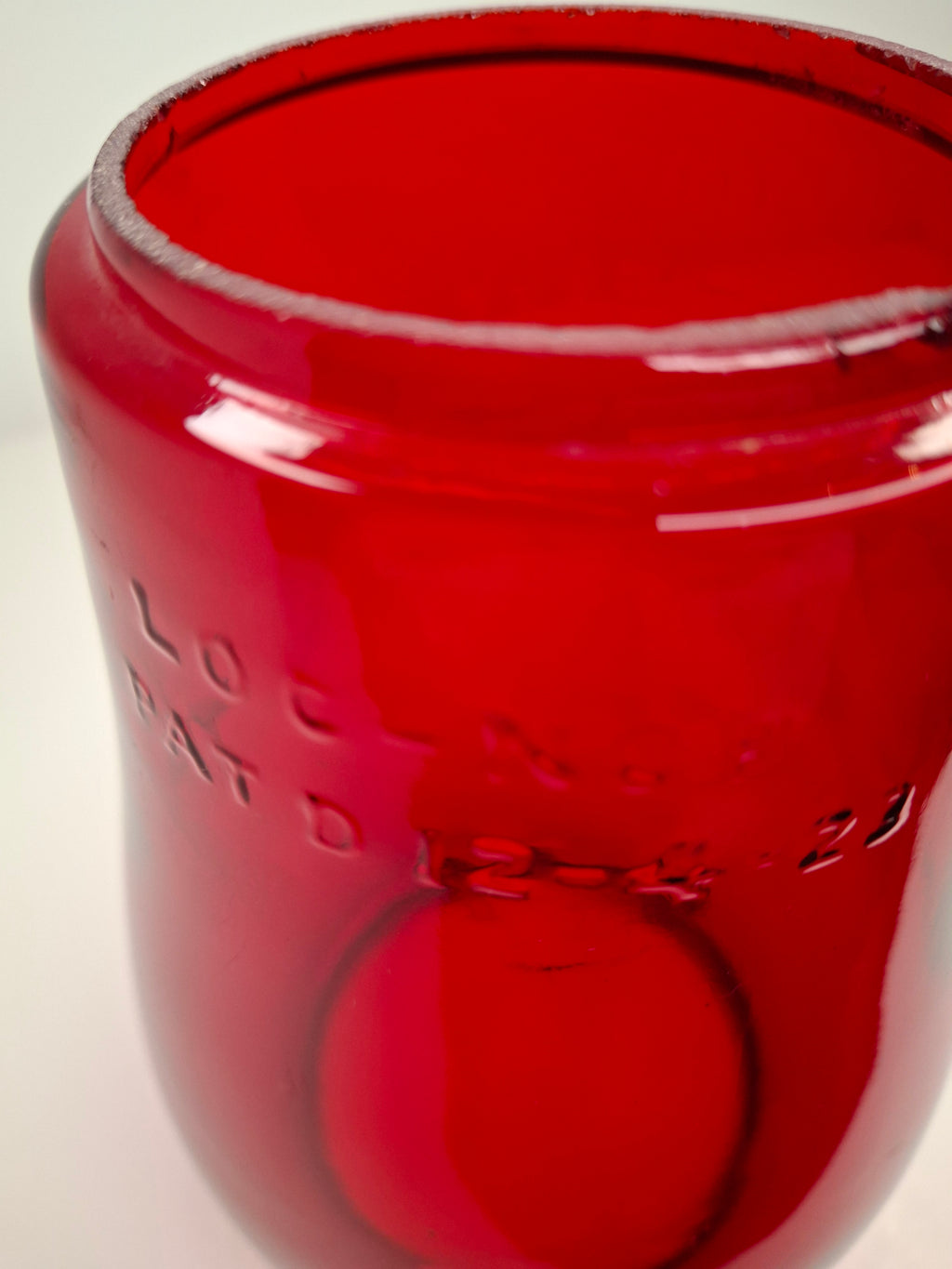 Vintage Dietz Fitzall Loc-Nob Kerosene Lantern Globe - Pat D 12-4-23 NY USA