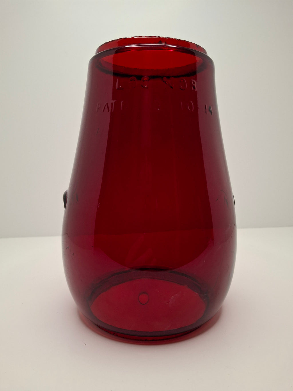 Antique Dietz Fitzall LOC-NOB Clear Lantern Globe Patented 3-10-14 New York USA