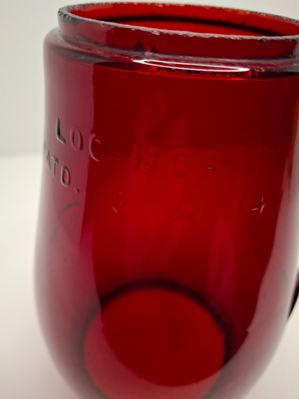 Antique Dietz Fitzall LOC-NOB Clear Lantern Globe Patented 3-10-14 New York USA