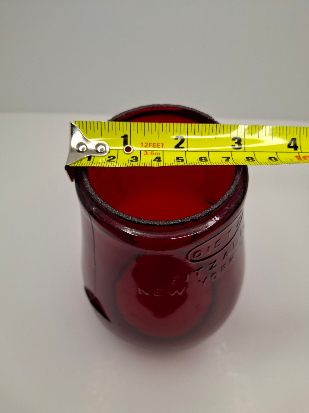 Antique Dietz Fitzall LOC-NOB Clear Lantern Globe Patented 3-10-14 New York USA