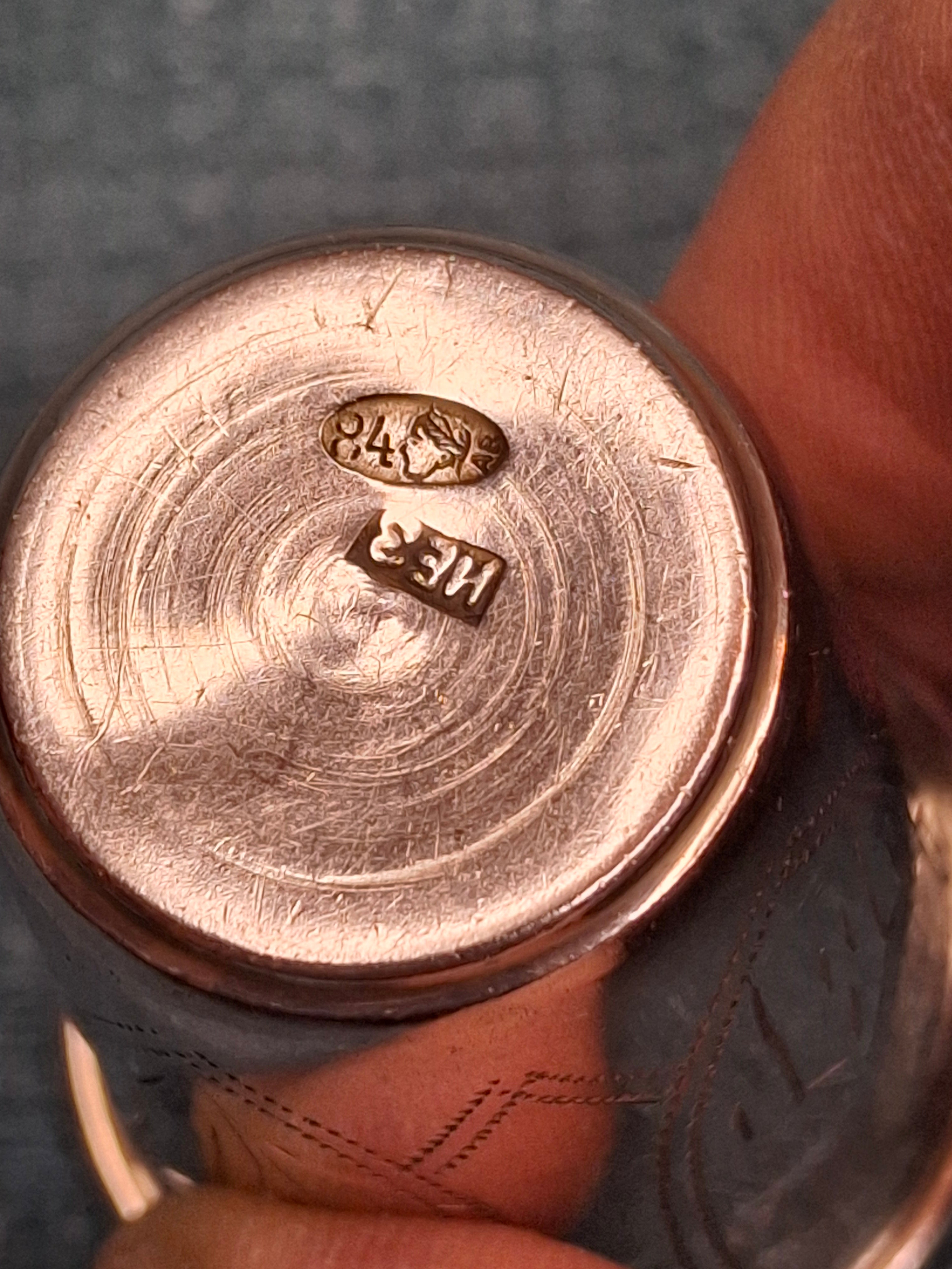 Lot of 3 Russian 84 Zolotnik Silver Kiddush Cups Israel Eseevich Zakhoder