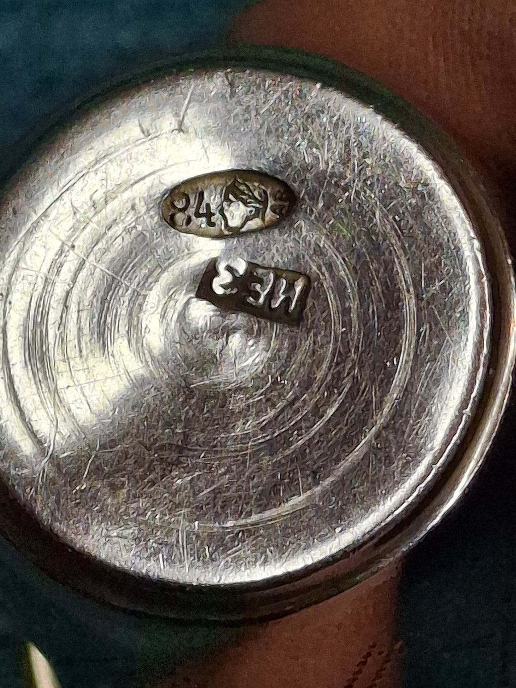 Lot of 3 Russian 84 Zolotnik Silver Kiddush Cups Israel Eseevich Zakhoder