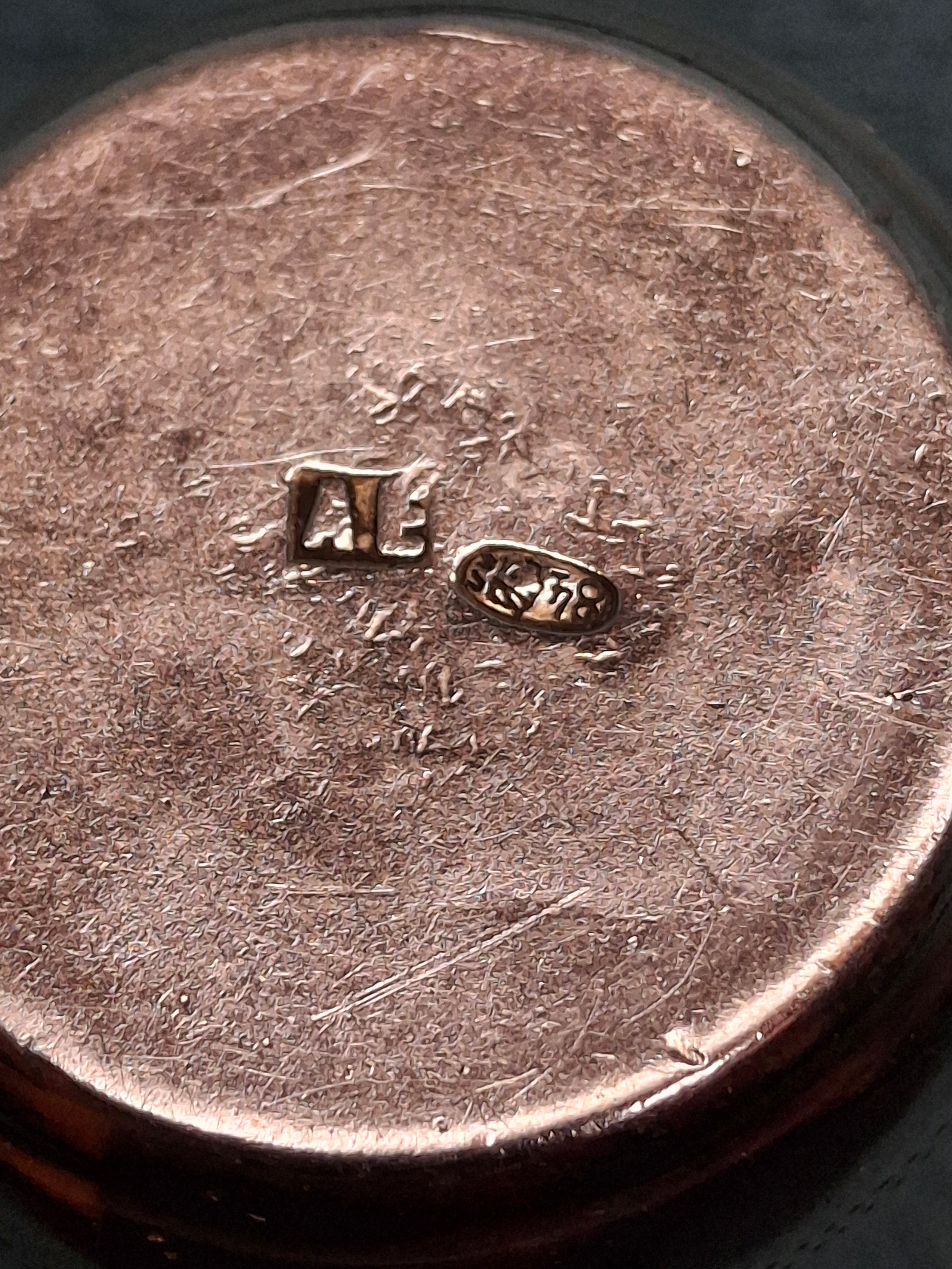 Russian Imperial 84 Zolotnik Silver Engraved Kiddush Cup, Moscow circa 1900