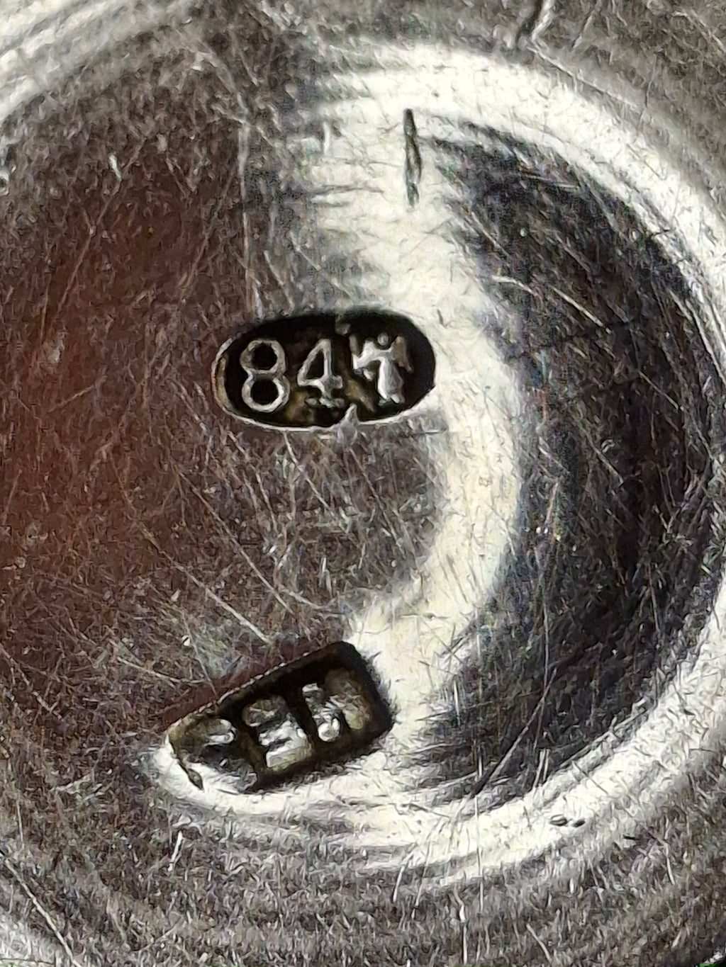 Imperial Russian 84 Silver Kiddush Cup Israel Eseevich Zakhoder (ИЕЗ) 1890–1900