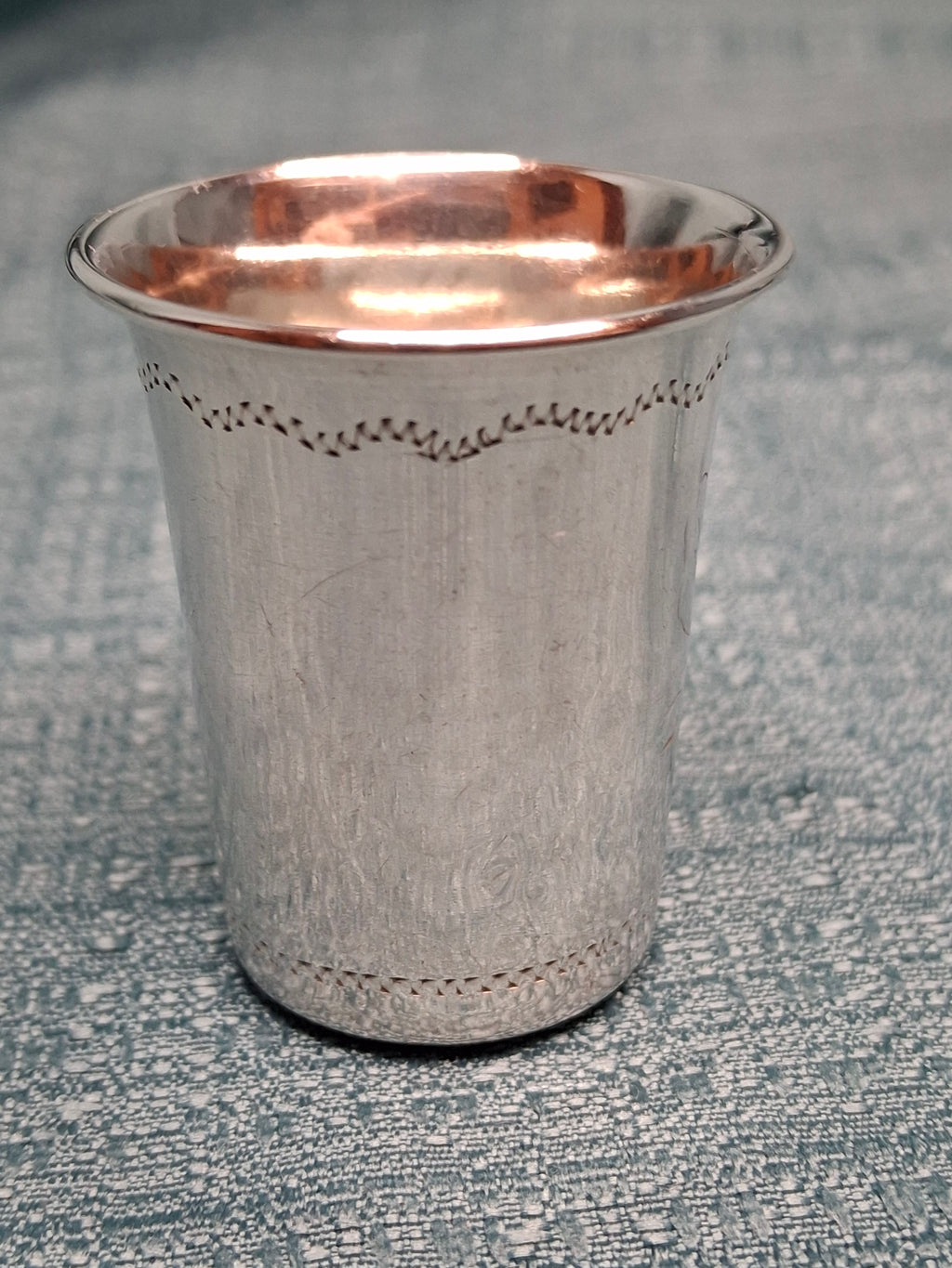 Antique Imperial Russian 84 Zolotnik Silver Kiddush Cup, Moscow, 1899-1908