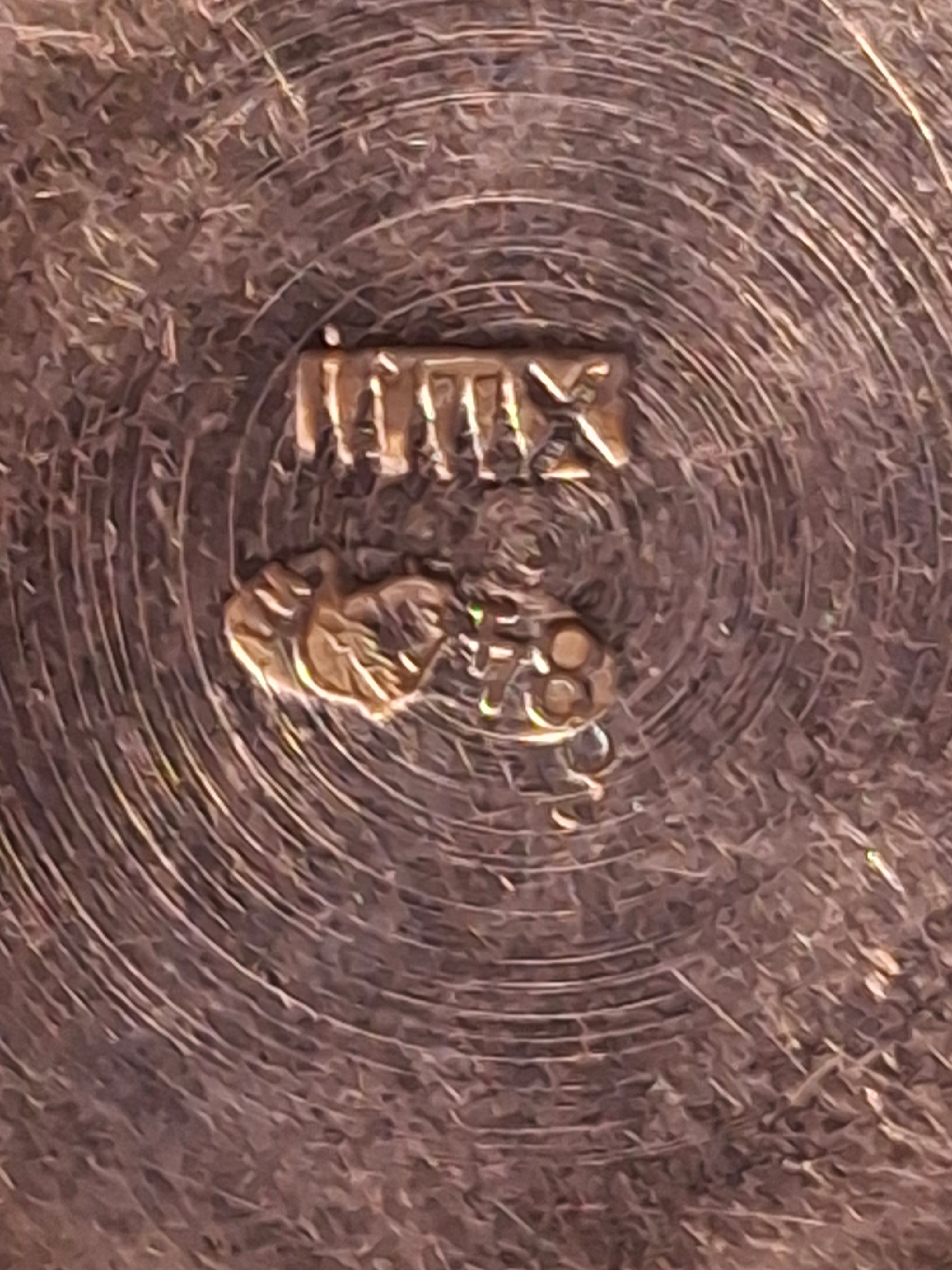 Antique Imperial Russian 84 Zolotnik Silver Kiddush Cup, Moscow, 1899-1908