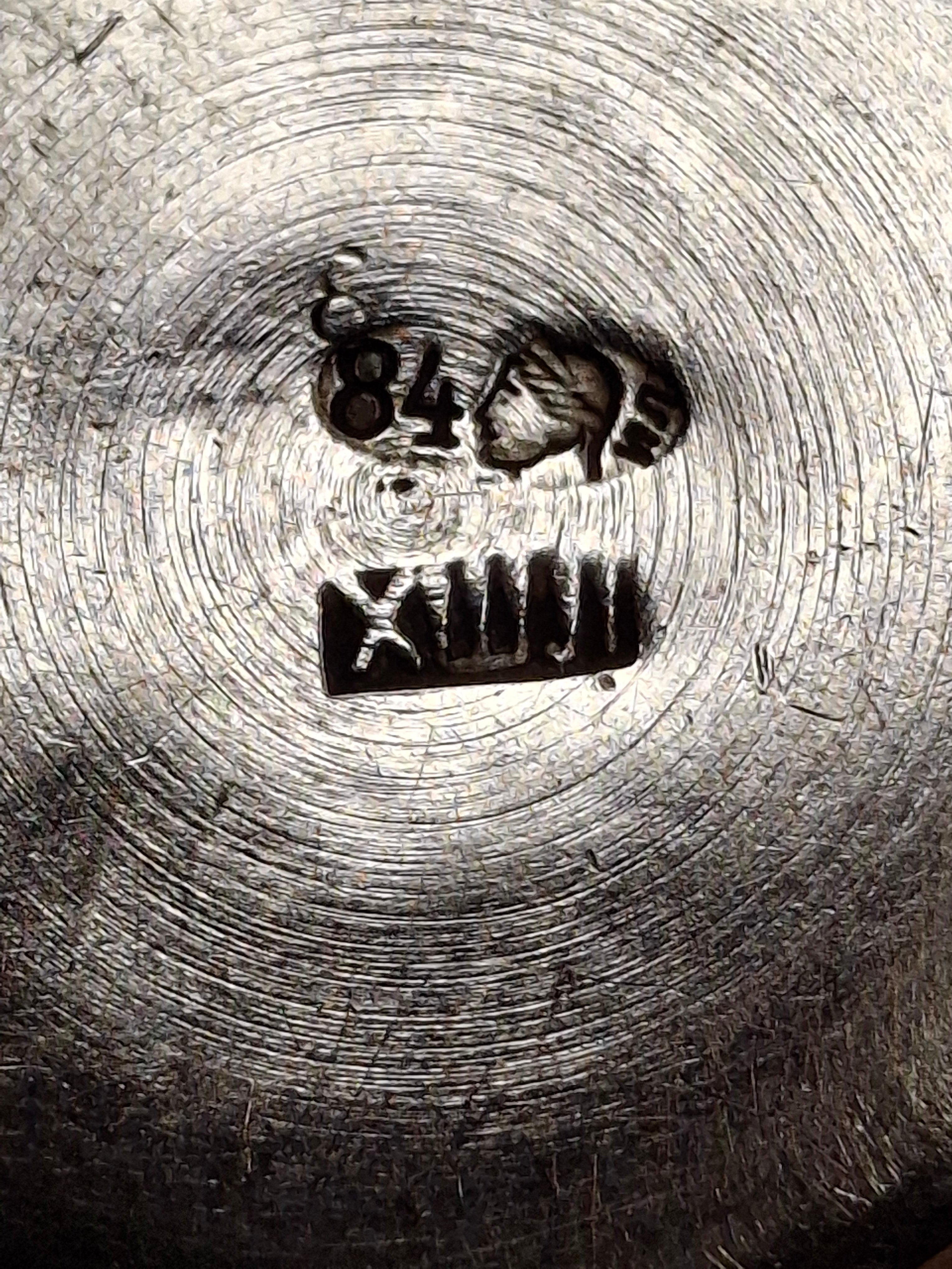 Antique Imperial Russian 84 Zolotnik Silver Kiddush Cup, Moscow, 1899-1908