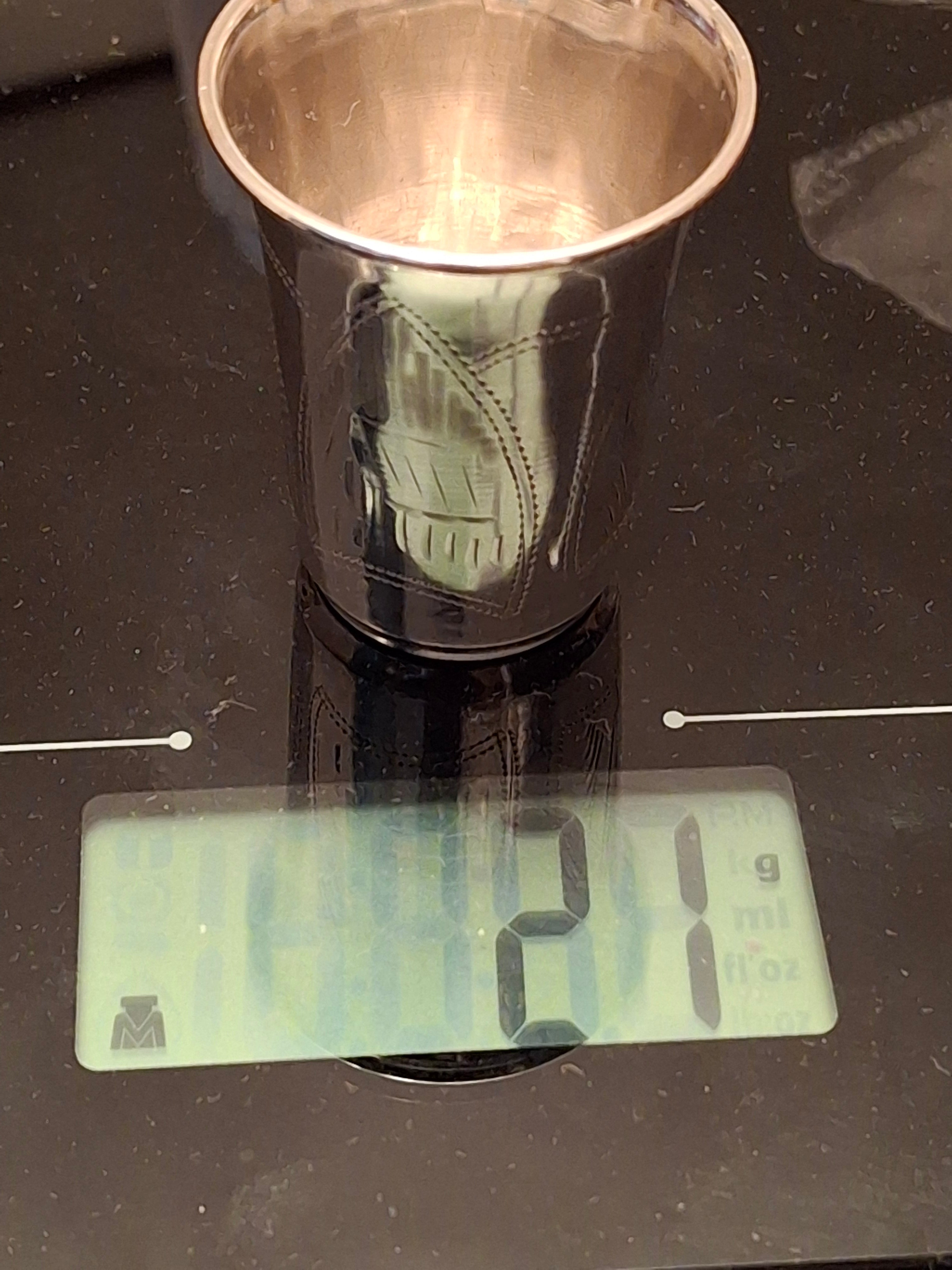 Lot of 3 Russian 84 Zolotnik Silver Kiddush Cups Israel Eseevich Zakhoder