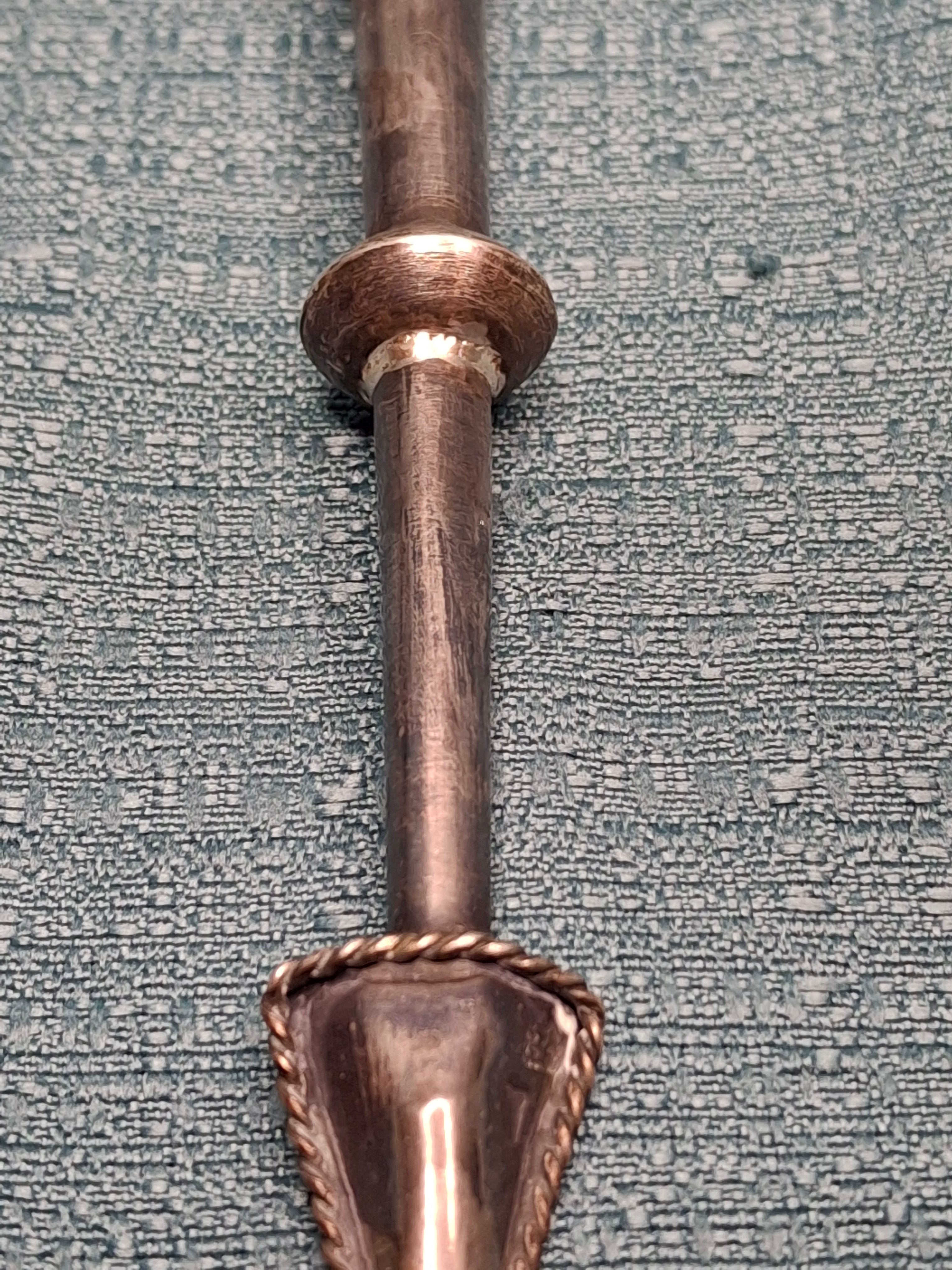 Antique 19thC Russian Silver 84 Torah Pointer Yad Lion of Judah Star of David 23g