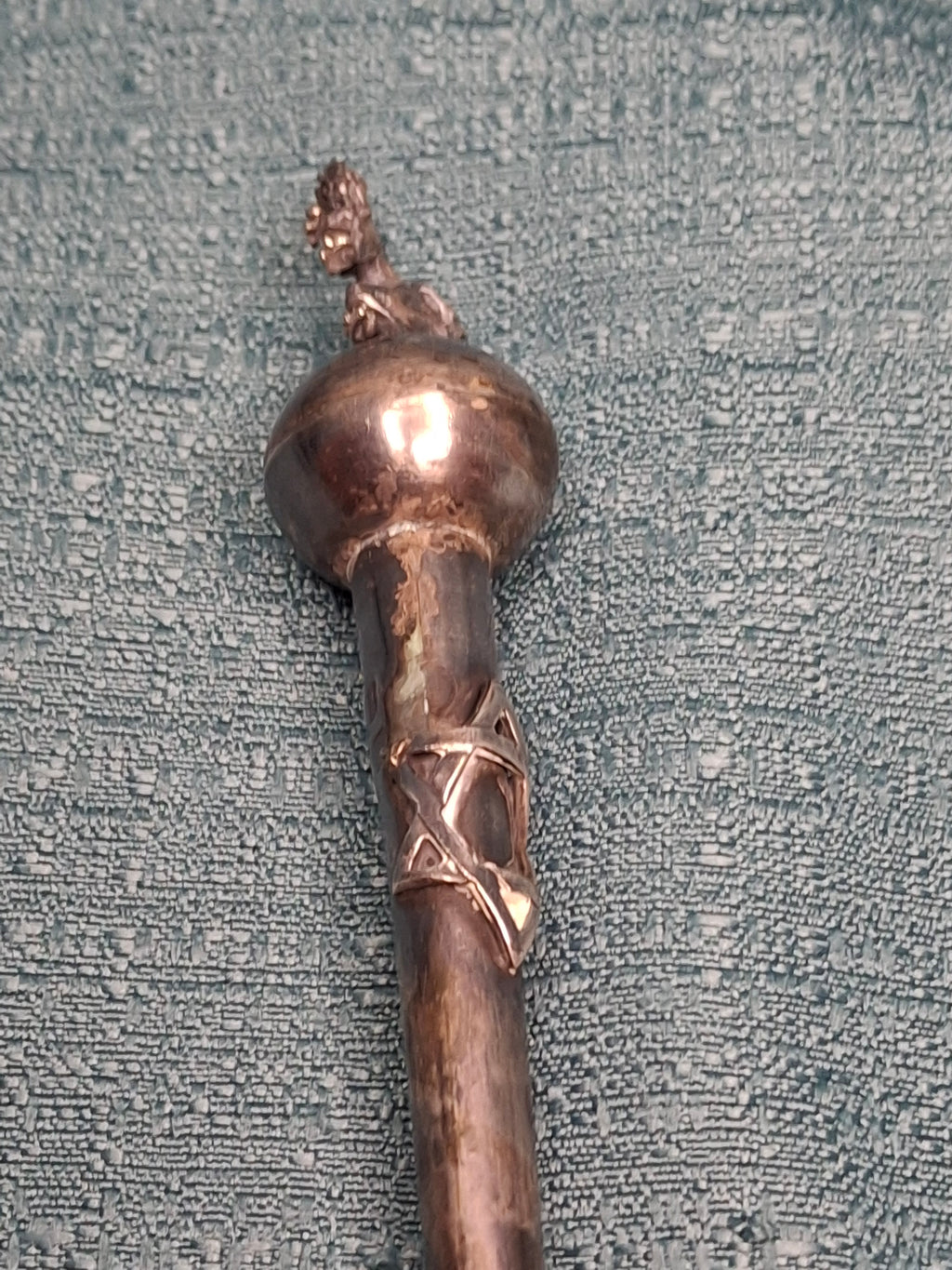 Antique 19thC Russian Silver 84 Torah Pointer Yad Lion of Judah Star of David 23g
