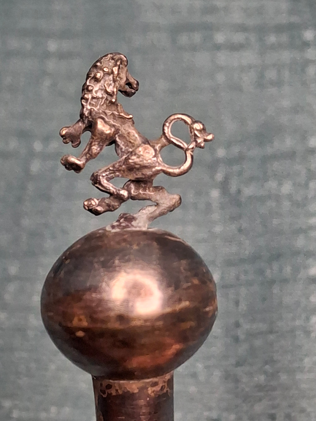 Antique 19thC Russian Silver 84 Torah Pointer Yad Lion of Judah Star of David 23g