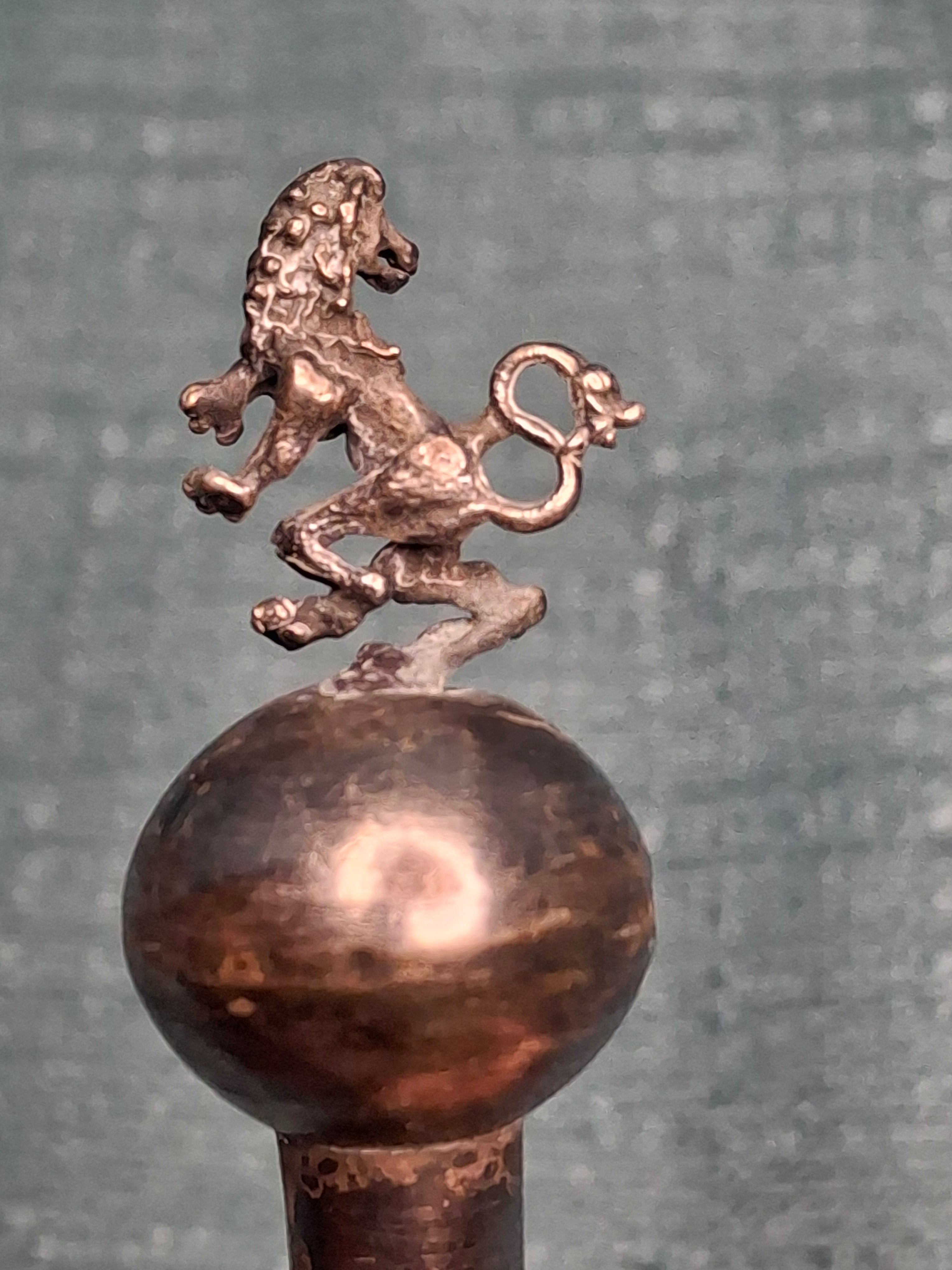 Antique 19thC Russian Silver 84 Torah Pointer Yad Lion of Judah Star of David 23g