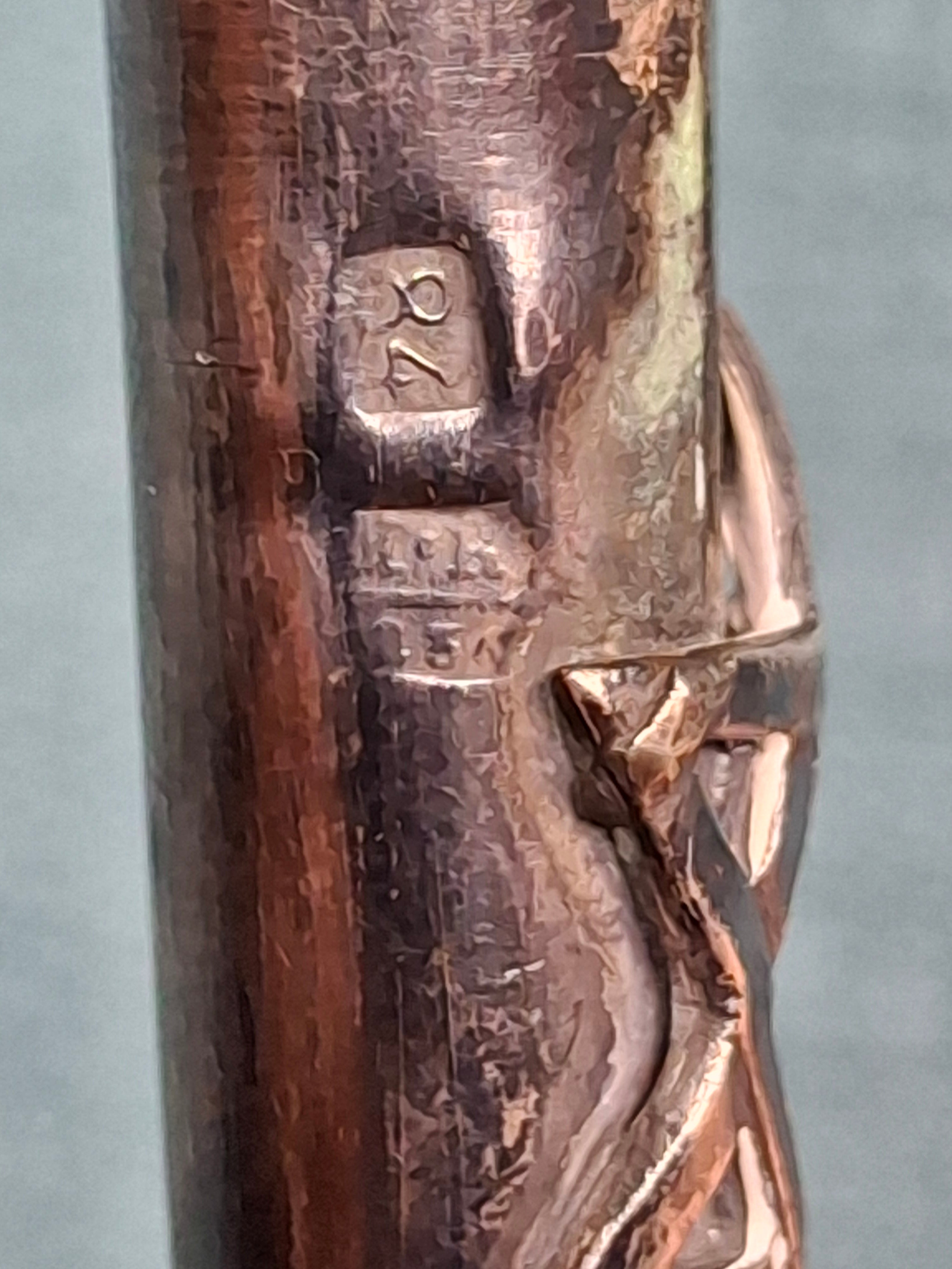 Antique 19thC Russian Silver 84 Torah Pointer Yad Lion of Judah Star of David 23g