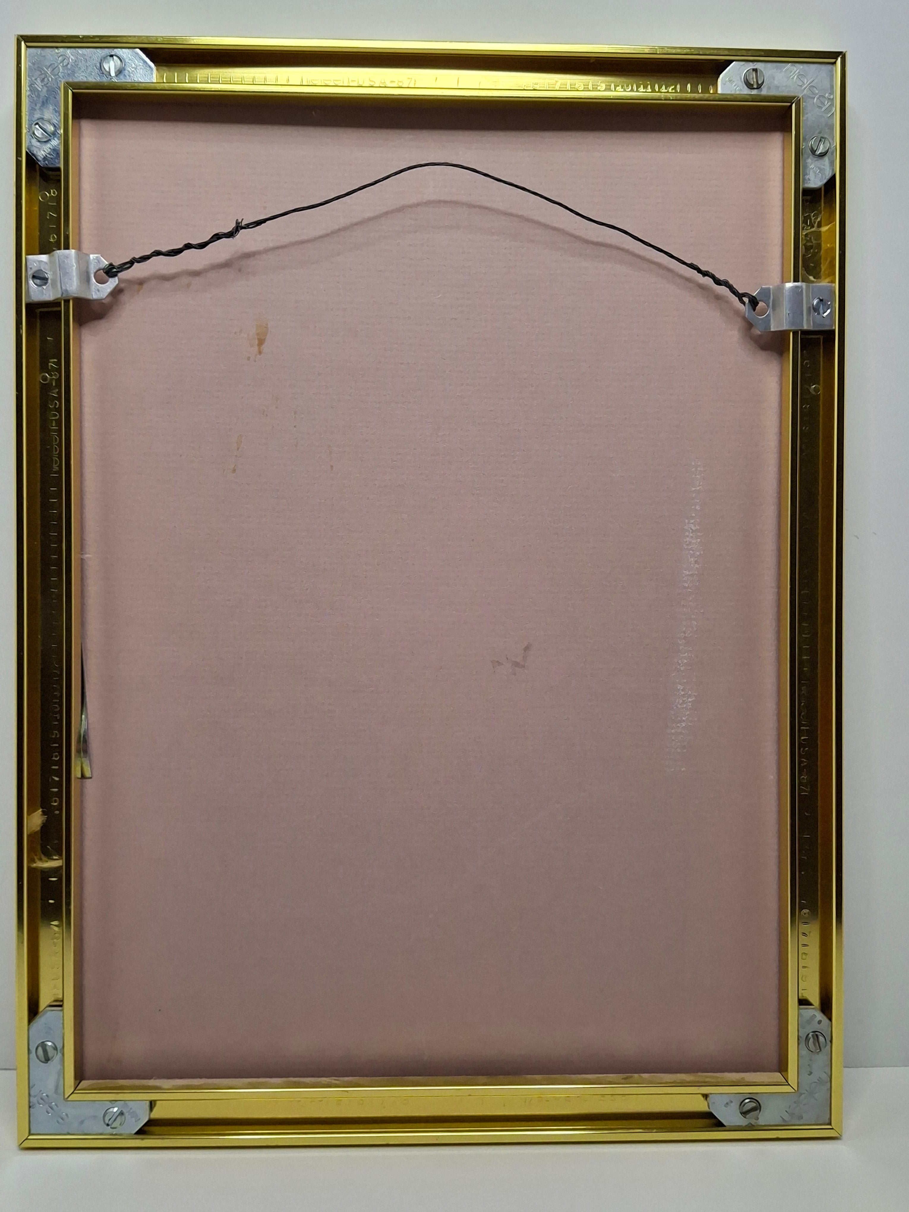 "Ahmi Goldfarb Signed Limited-Edition Offset Lithograph ""Shabbat Shalom"" - Israeli Judaica Batik Reproduction of Family Sabbath Celebration, 1970s-1980s "