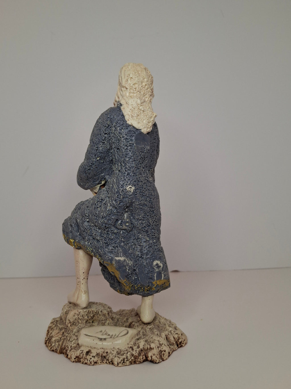Israeli MCM Moses Ten Commandments Sculpture Signed Alkalay