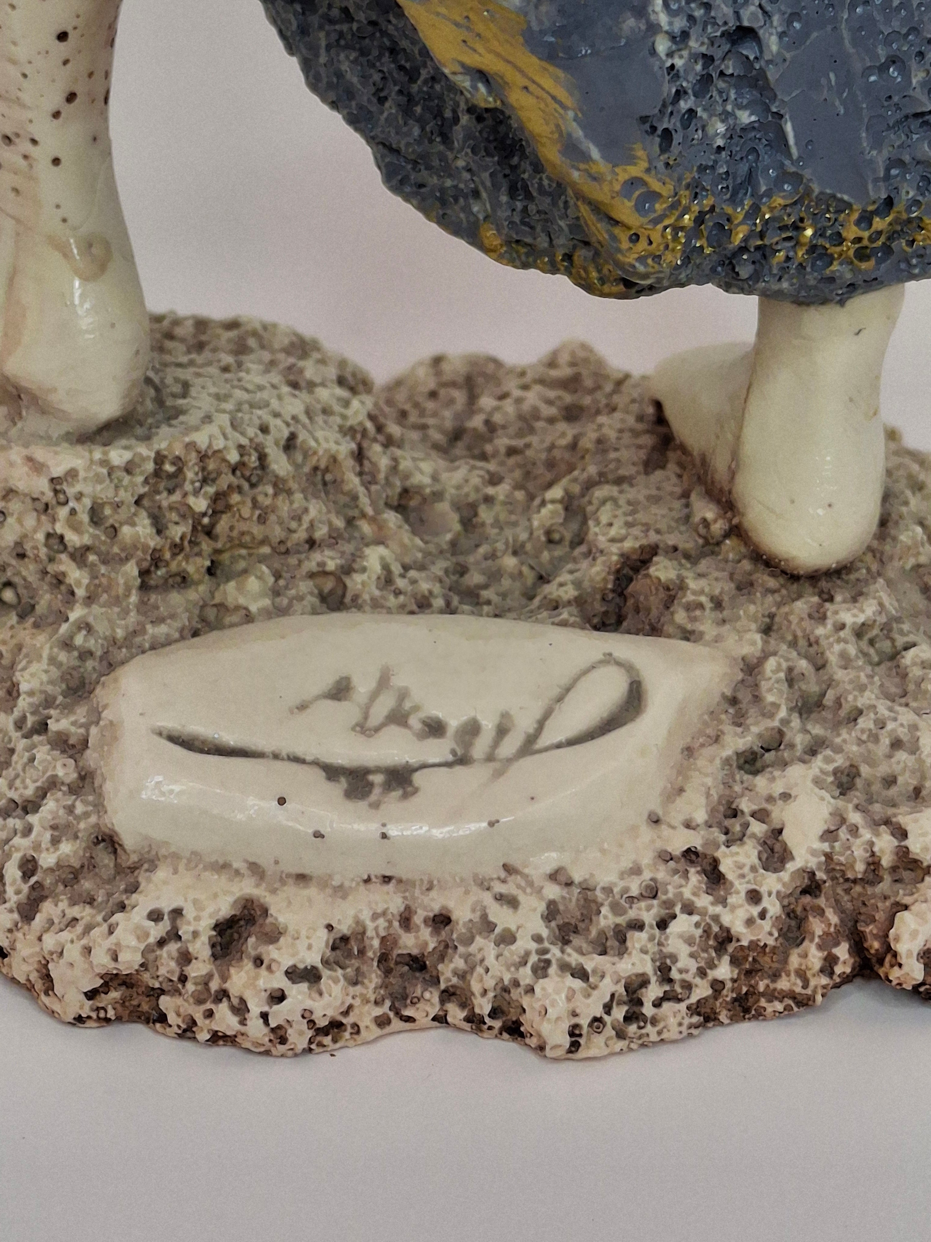Israeli MCM Moses Ten Commandments Sculpture Signed Alkalay