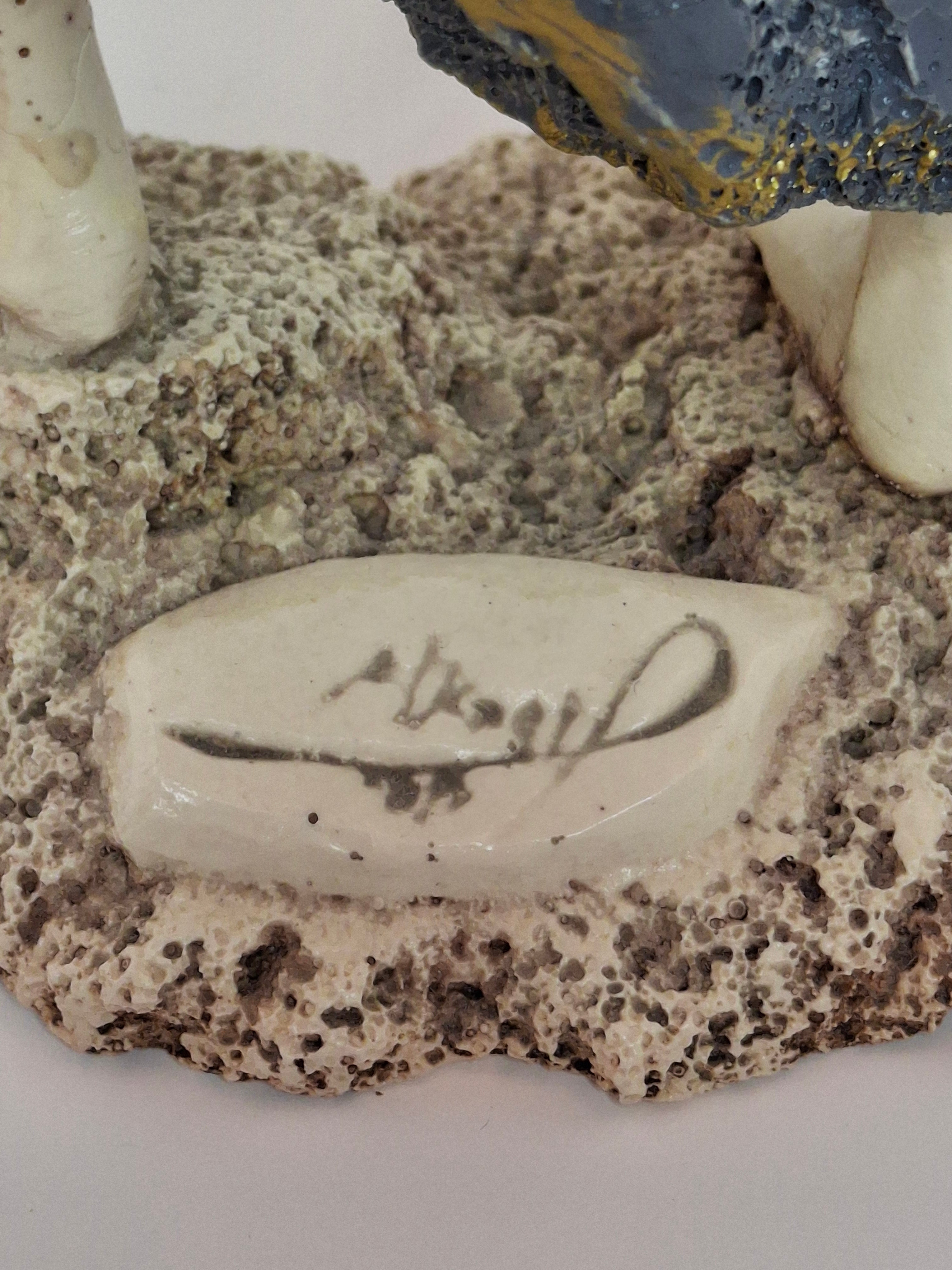 Israeli MCM Moses Ten Commandments Sculpture Signed Alkalay
