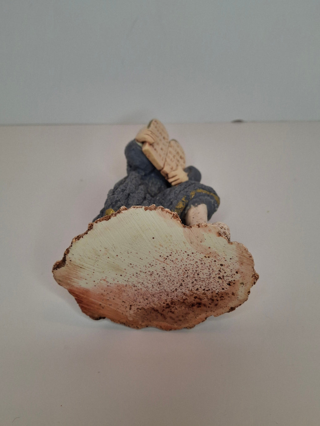 Israeli MCM Moses Ten Commandments Sculpture Signed Alkalay