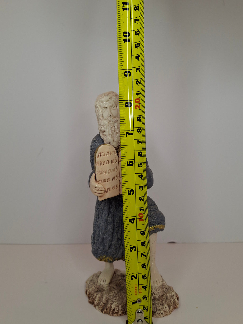 Israeli MCM Moses Ten Commandments Sculpture Signed Alkalay
