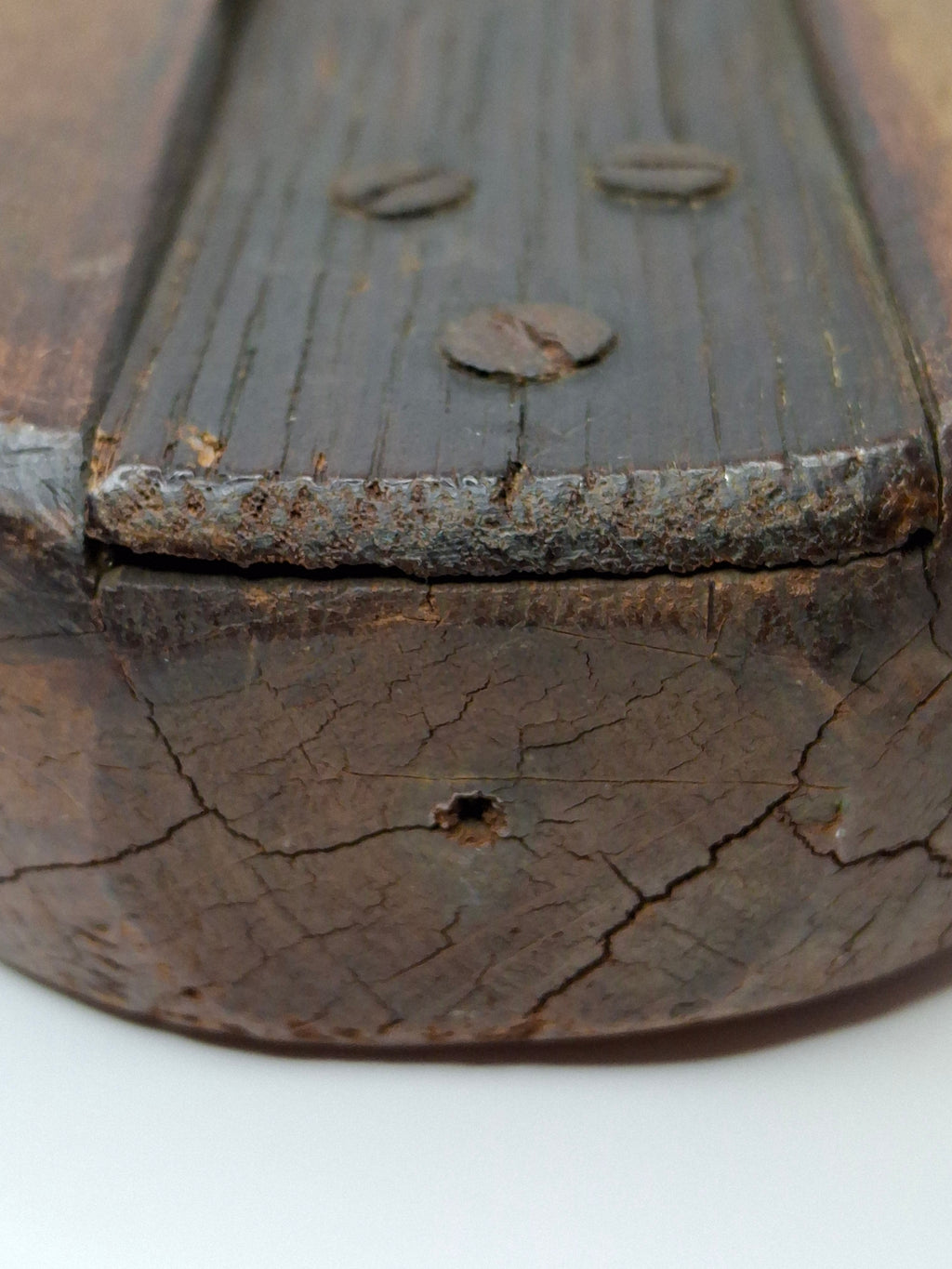 Antique Wooden Purim Grogger Noisemaker - Judaica Ratchet Collectible, Circa Late 19th Century