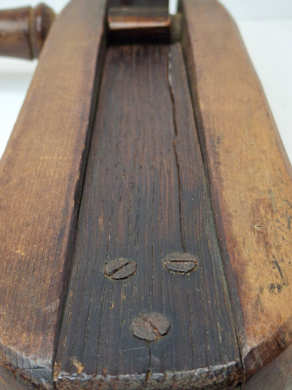 Antique Wooden Purim Grogger Noisemaker - Judaica Ratchet Collectible, Circa Late 19th Century