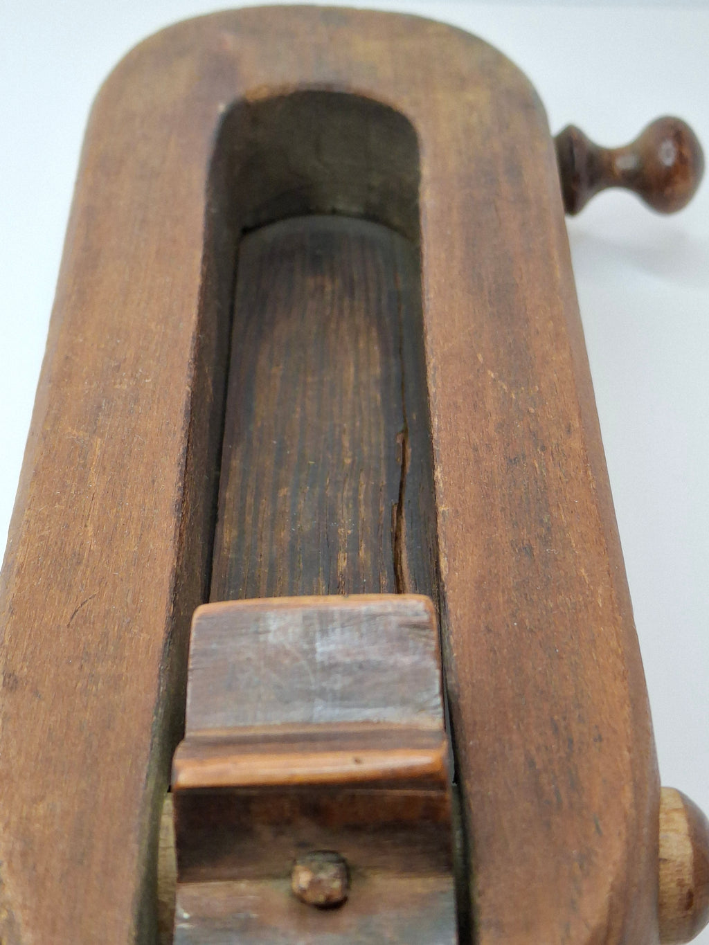 Antique Wooden Purim Grogger Noisemaker - Judaica Ratchet Collectible, Circa Late 19th Century