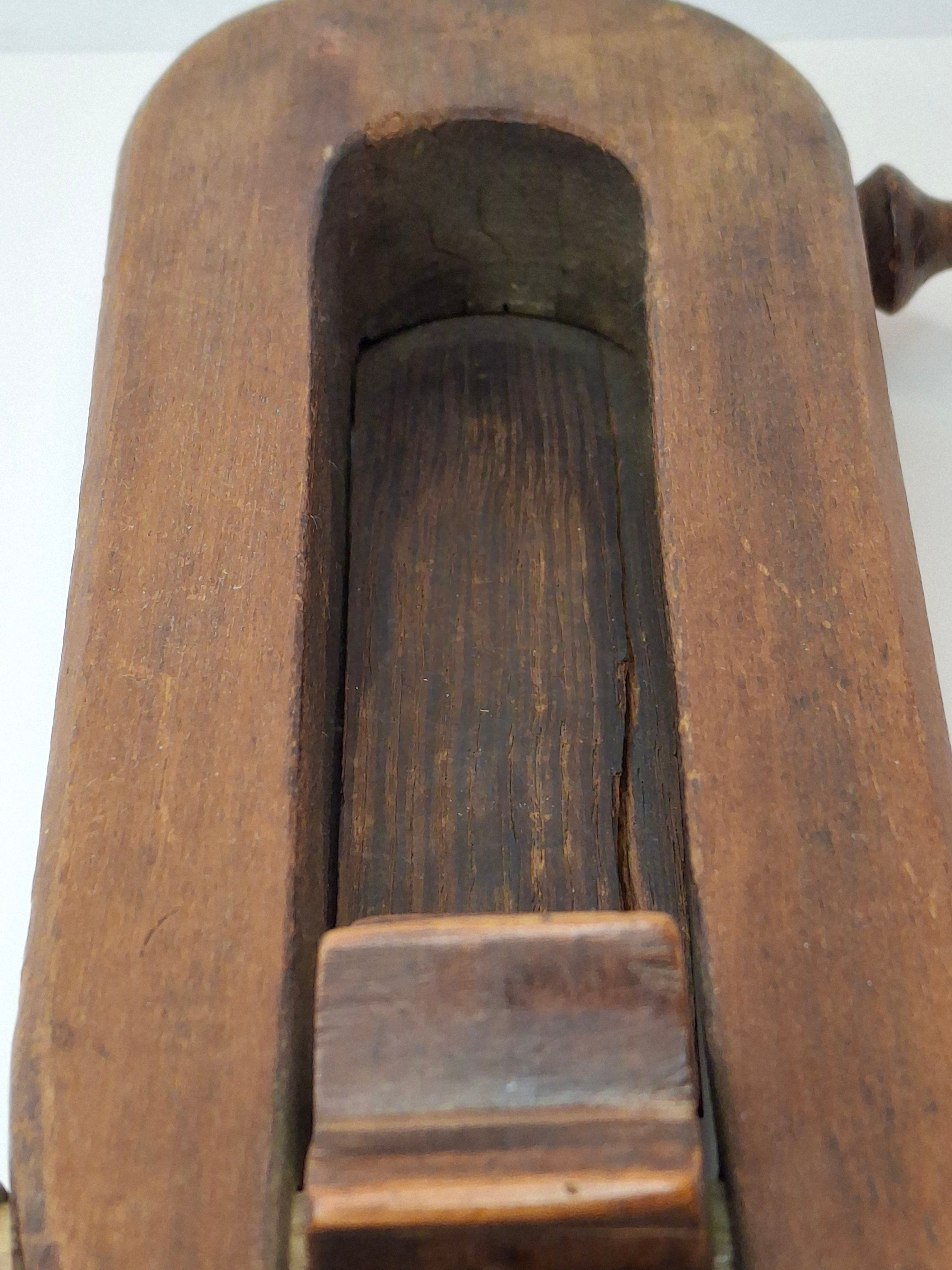 Antique Wooden Purim Grogger Noisemaker - Judaica Ratchet Collectible, Circa Late 19th Century