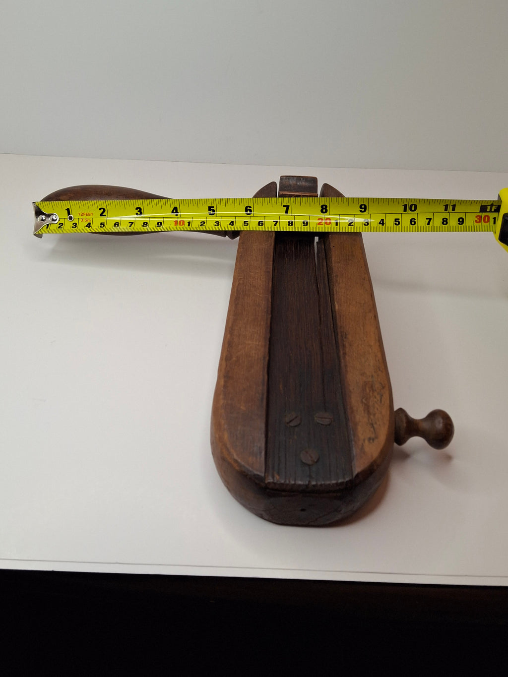 Antique Wooden Purim Grogger Noisemaker - Judaica Ratchet Collectible, Circa Late 19th Century