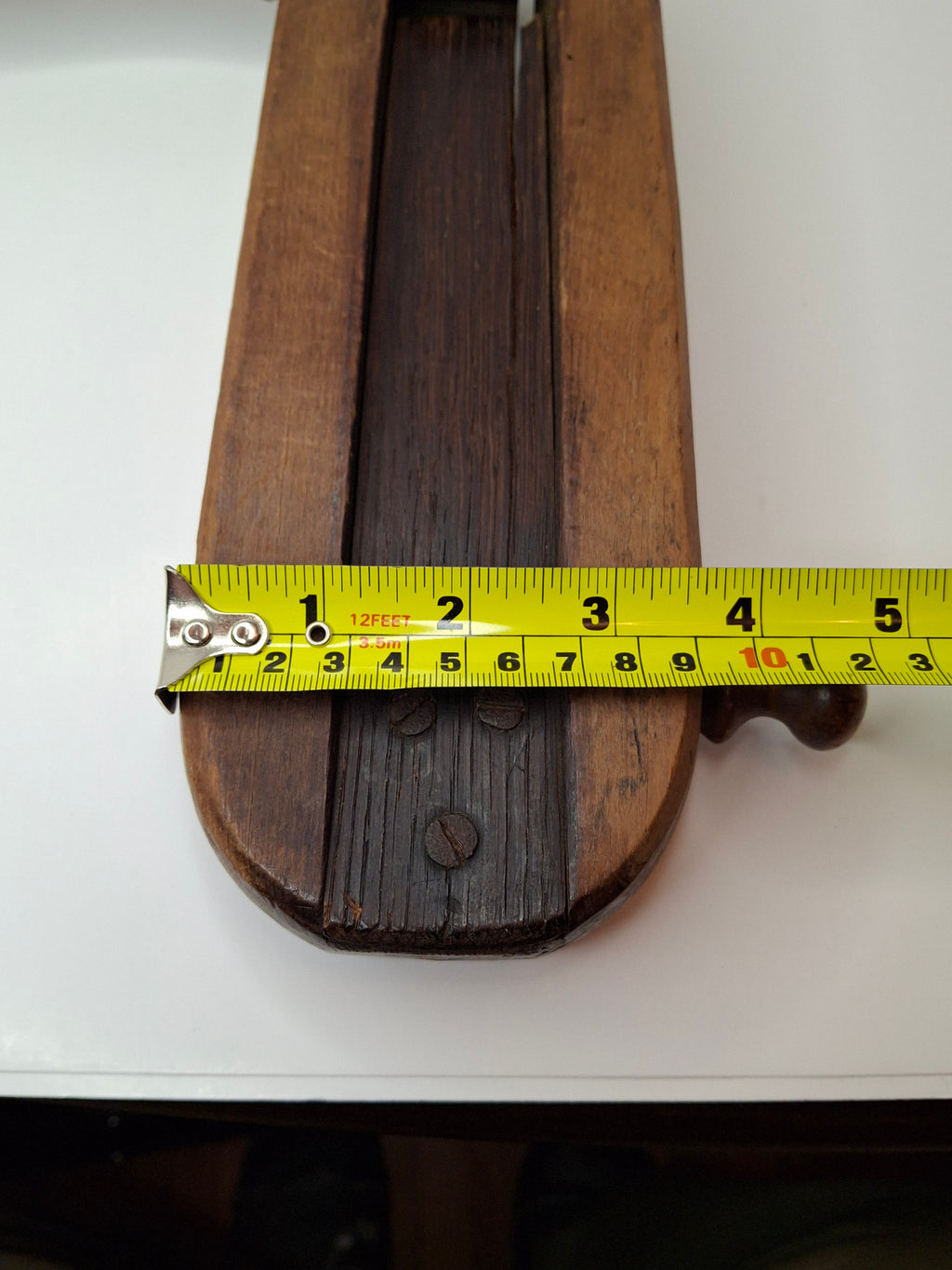 Antique Wooden Purim Grogger Noisemaker - Judaica Ratchet Collectible, Circa Late 19th Century