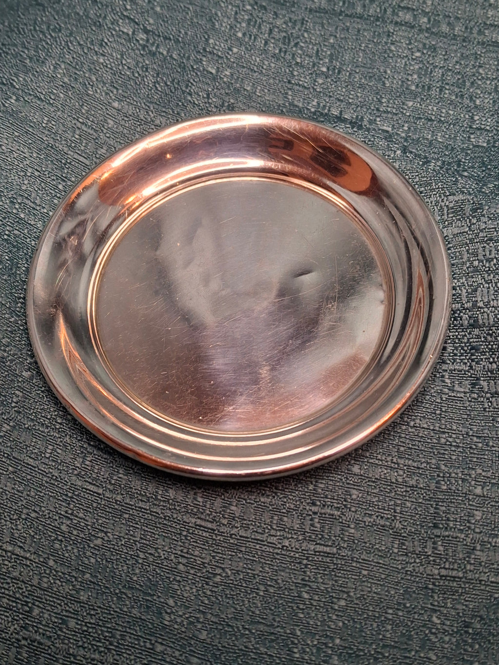 Vintage Sterling Silver Kiddush Cup and Saucer Set with Star of David Engraving 90 Grams