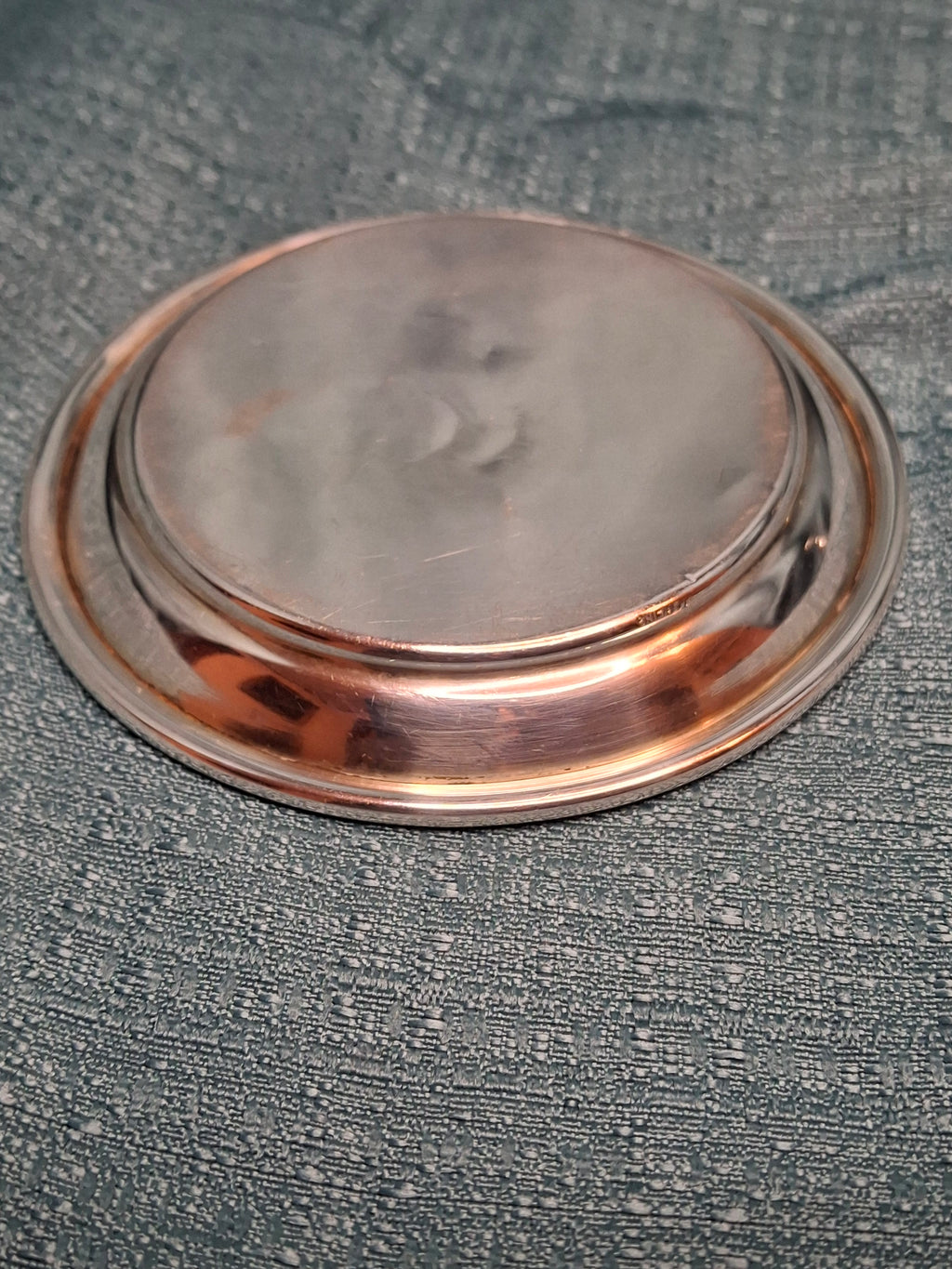 Vintage Sterling Silver Kiddush Cup and Saucer Set with Star of David Engraving 90 Grams