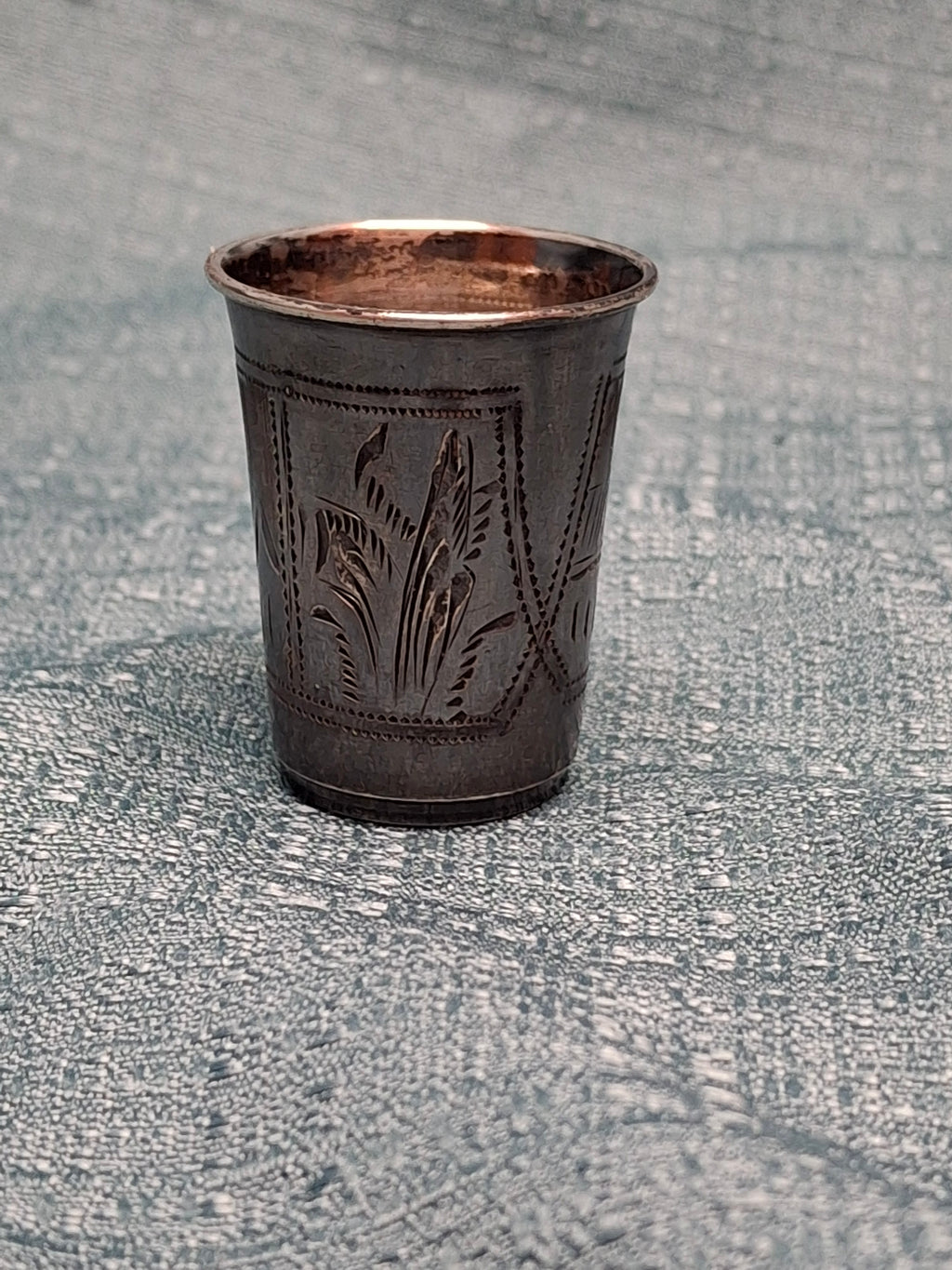 Antique Russian Imperial Silver Kiddush Cup by Heirs of Israel Eseevich Zakhoder, Kiev, c. 1910