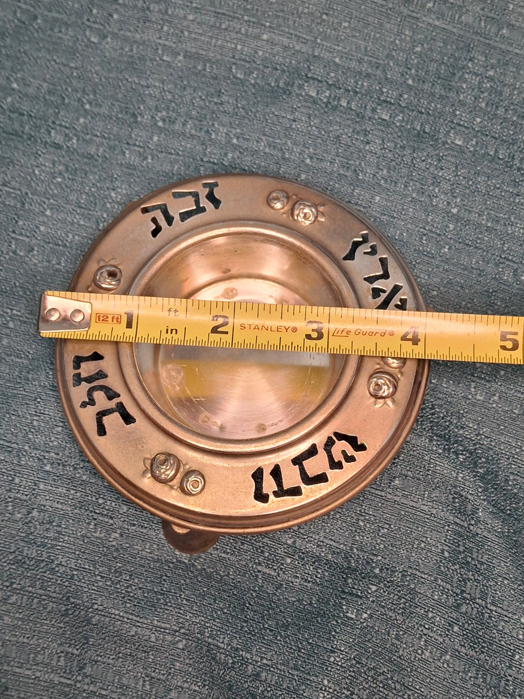 Vintage French Crystal Honey Dish with Silver-Plated Lid and Israeli Silver-Plated Holder Stand by Eisenstein - Judaica Rosh Hashanah Set "Land of Milk and Honey"