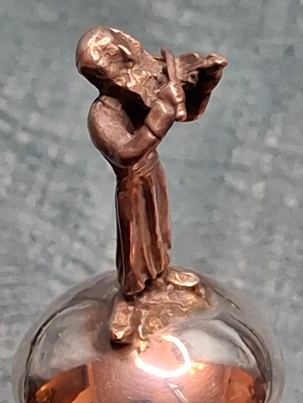 Antique 1873 Russian Imperial Silver Torah Pointer Yad with Fiddler Finial, Moscow Hallmarks