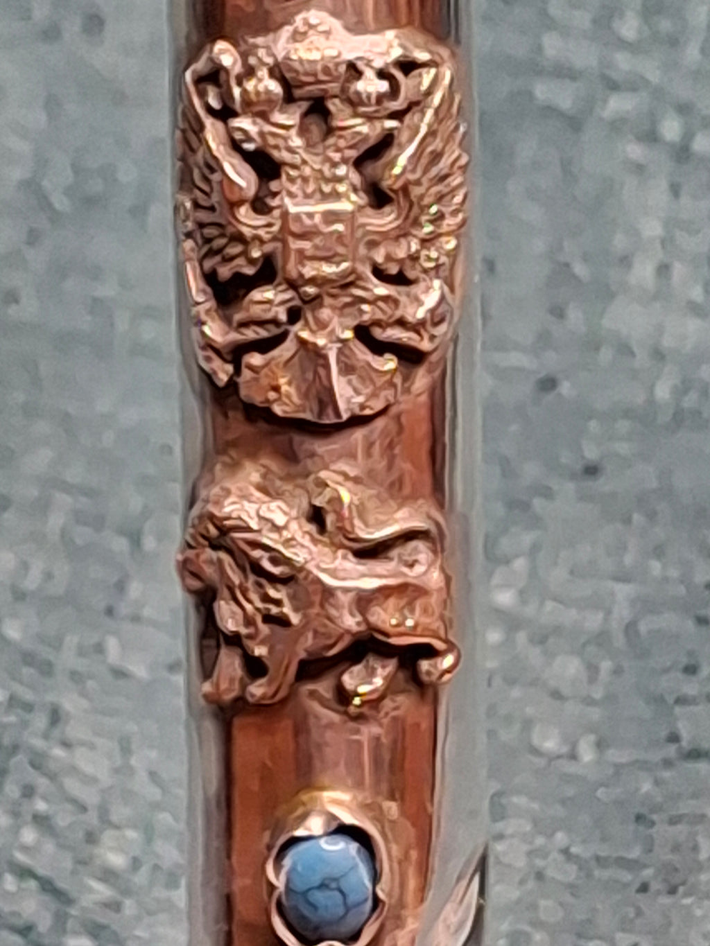 Antique 1873 Russian Imperial Silver Torah Pointer Yad with Fiddler Finial, Moscow Hallmarks