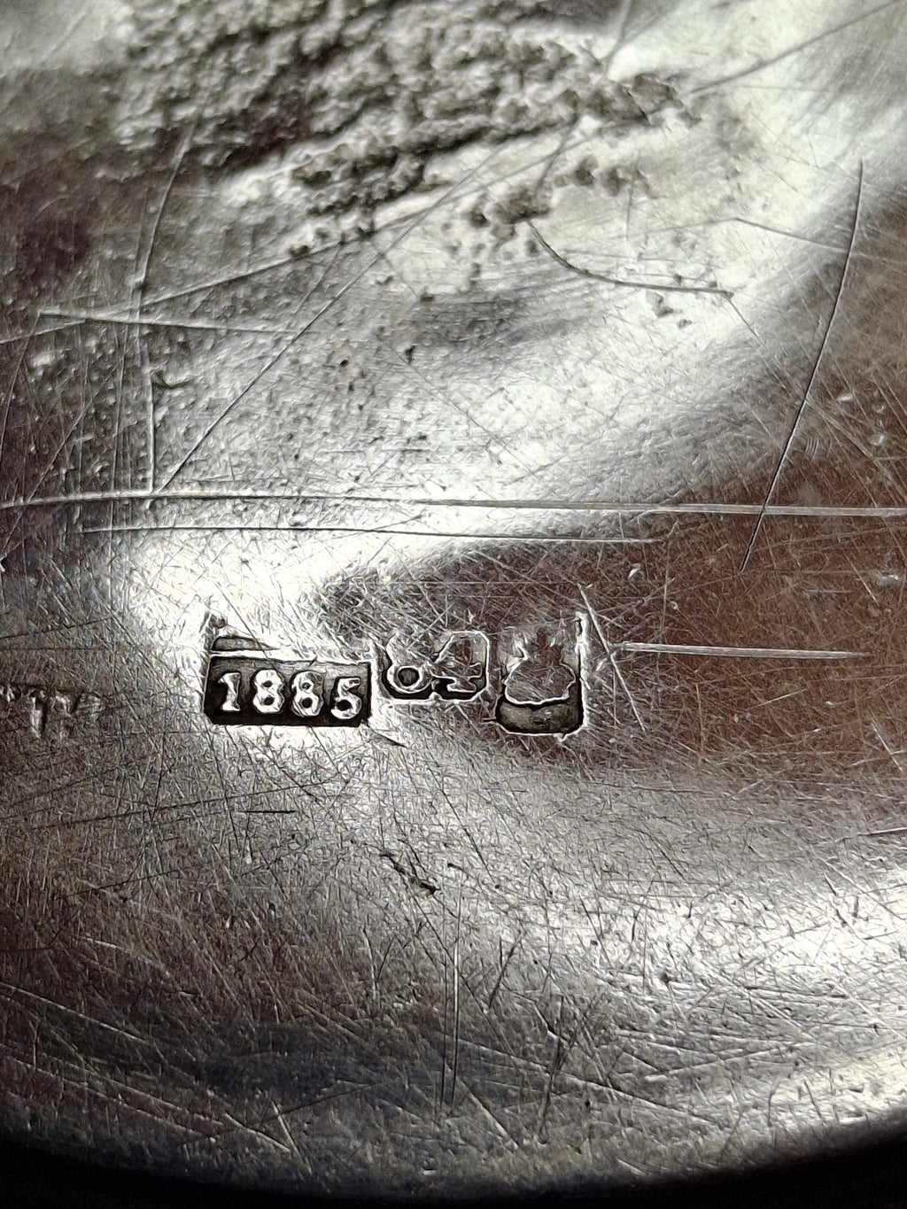 Antique Imperial Russian 84 Zolotnik Silver Kiddush Cup & Saucer Set, Moscow 1880/1885, Hebrew Memorial Engraving 1952, Judaica Pair