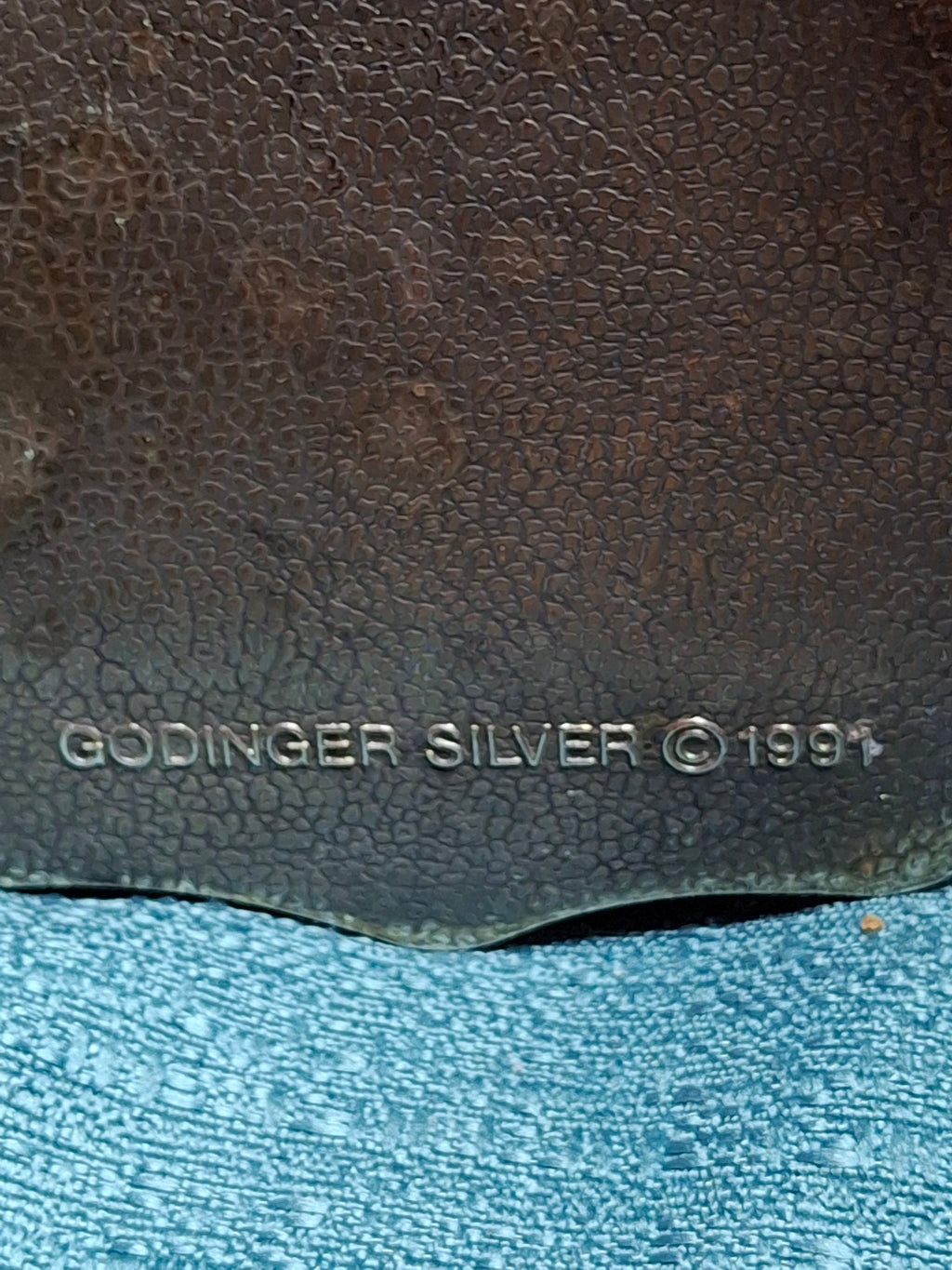 Vintage 1991 Godinger Silver Plated Etrog Box - Judaica Trinket Container with Red Velvet Interior
