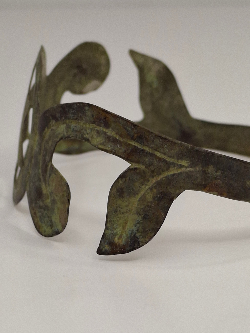 Rare 1941 Holocaust Era Jewish Ghetto Copper Bracelet Star of David Hand-Crafted WWII Judaica