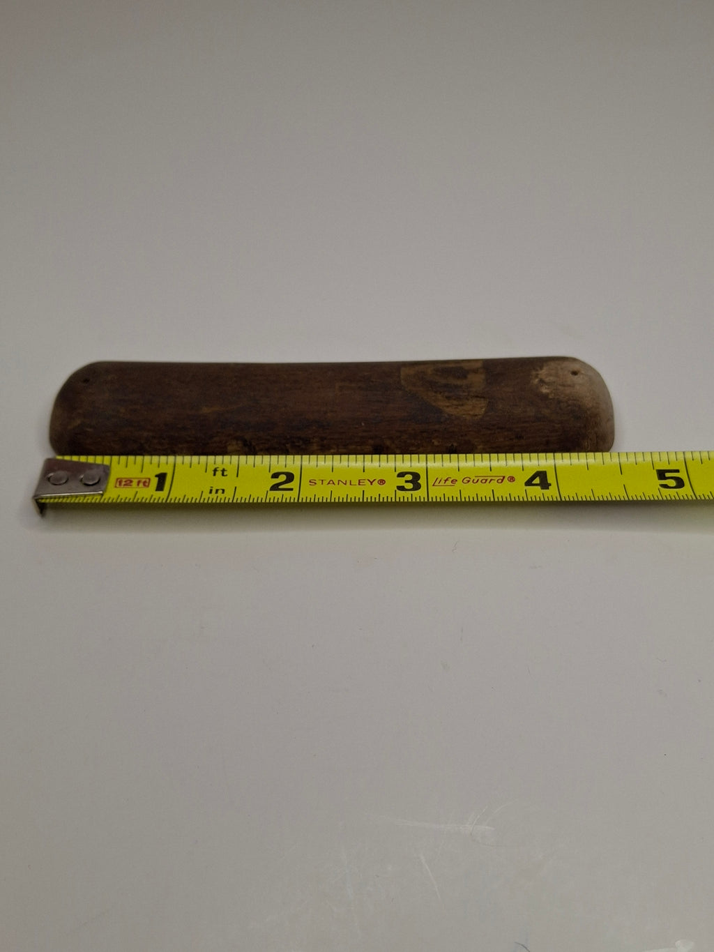 Antique WWII Holocaust Era Wooden Mezuzah Case - Hand-Carved - Lodz Ghetto Provenance