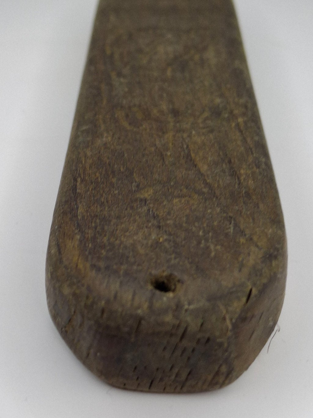 Rare WWII Holocaust Mezuzah Litzmannstadt Ghetto Lodz Poland Wood Hand Carved Judaica With Provenance