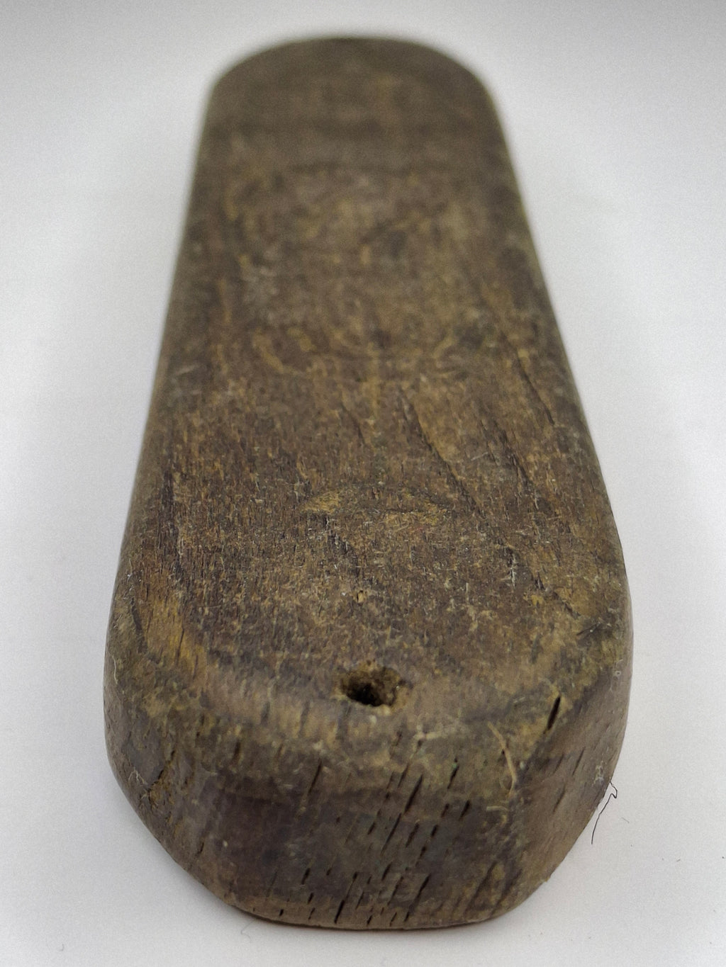 Rare WWII Holocaust Mezuzah Litzmannstadt Ghetto Lodz Poland Wood Hand Carved Judaica With Provenance
