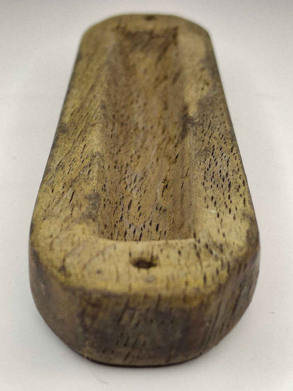 Rare WWII Holocaust Mezuzah Litzmannstadt Ghetto Lodz Poland Wood Hand Carved Judaica With Provenance